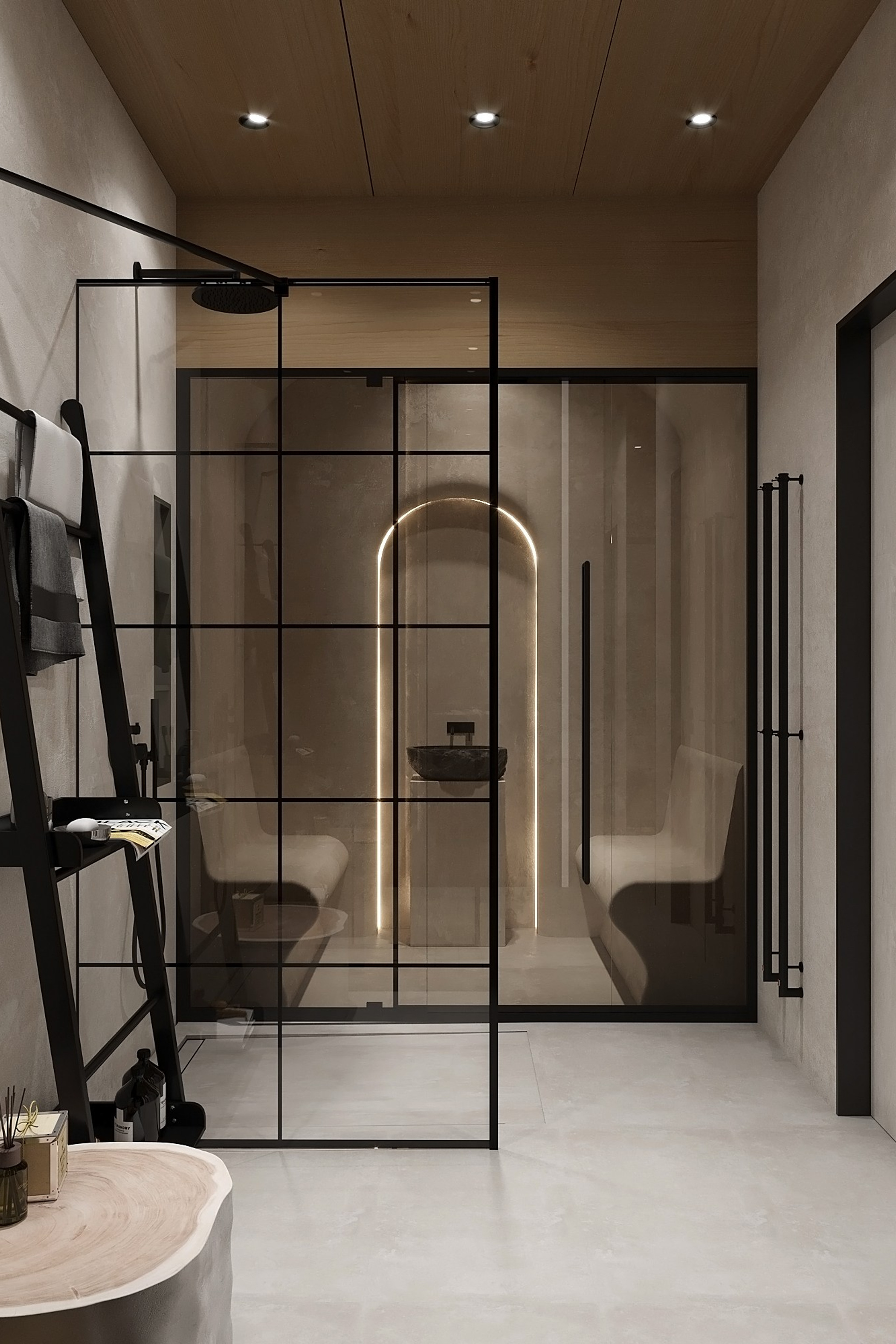 Хамам. Дизайнер: Ольга Рыбянец