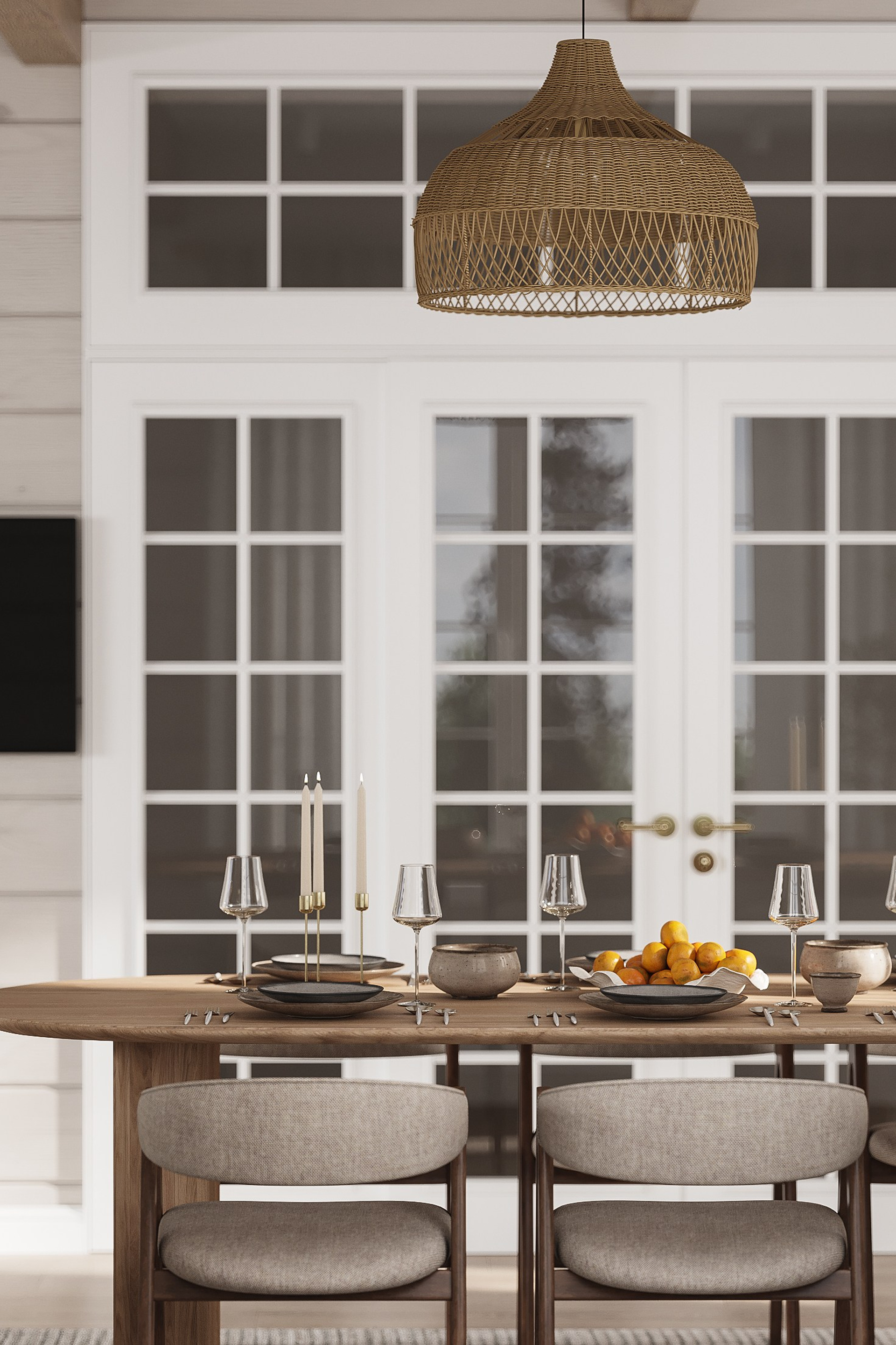 Визуализации отдельных помещений в доме. Дизайнер: Юлия Севостьянова