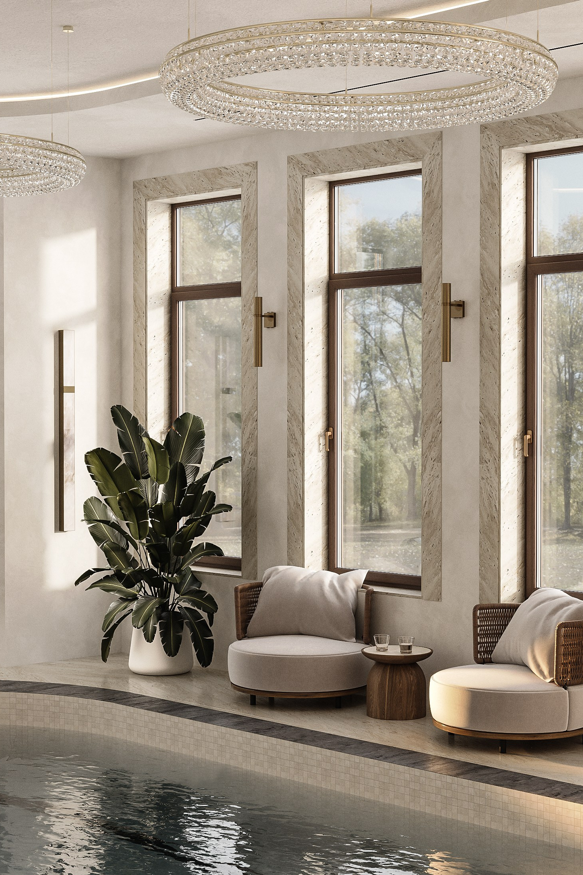 Бассейн в доме. Дизайнер: Аида Гадисова