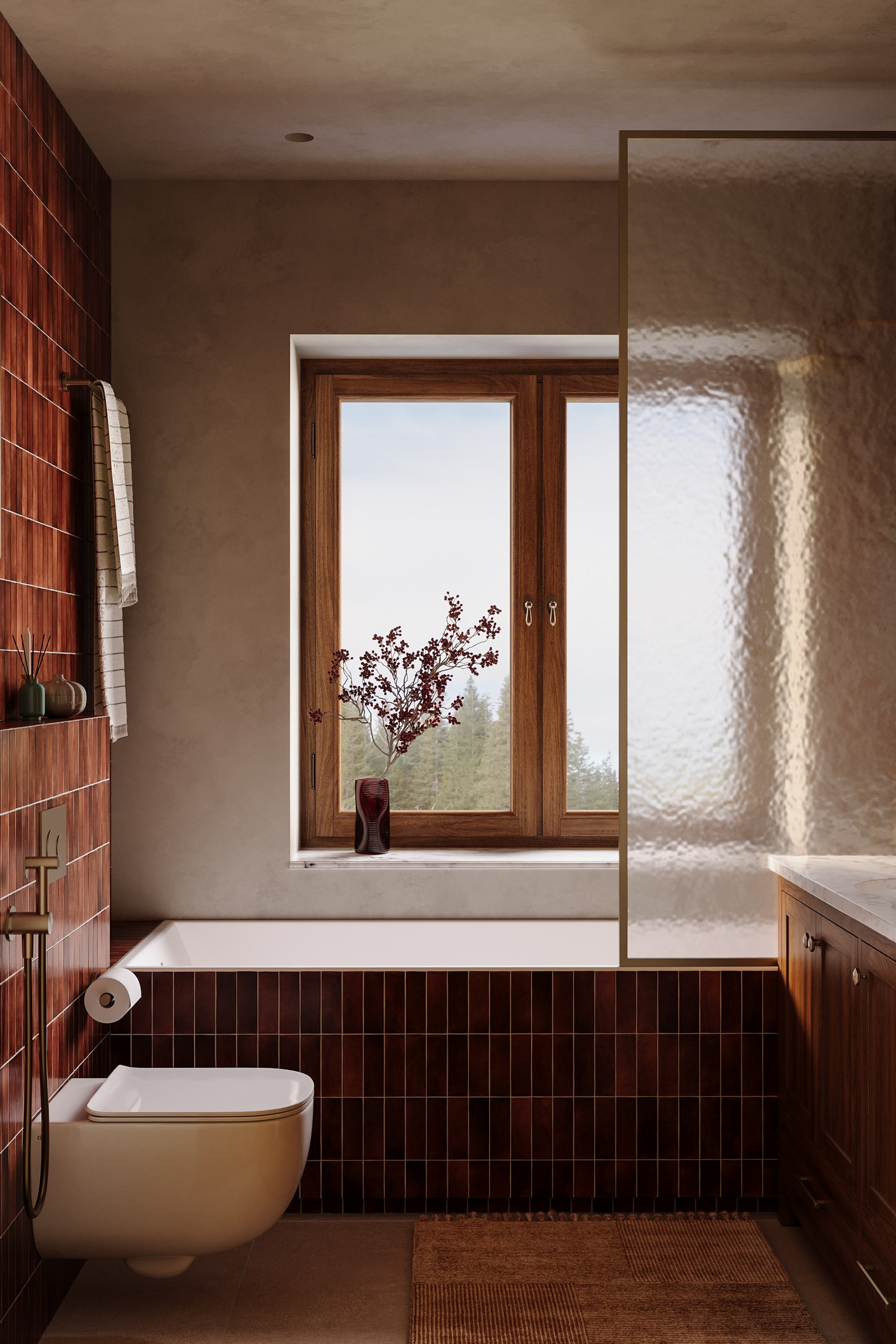 Визуализация ванной комнаты