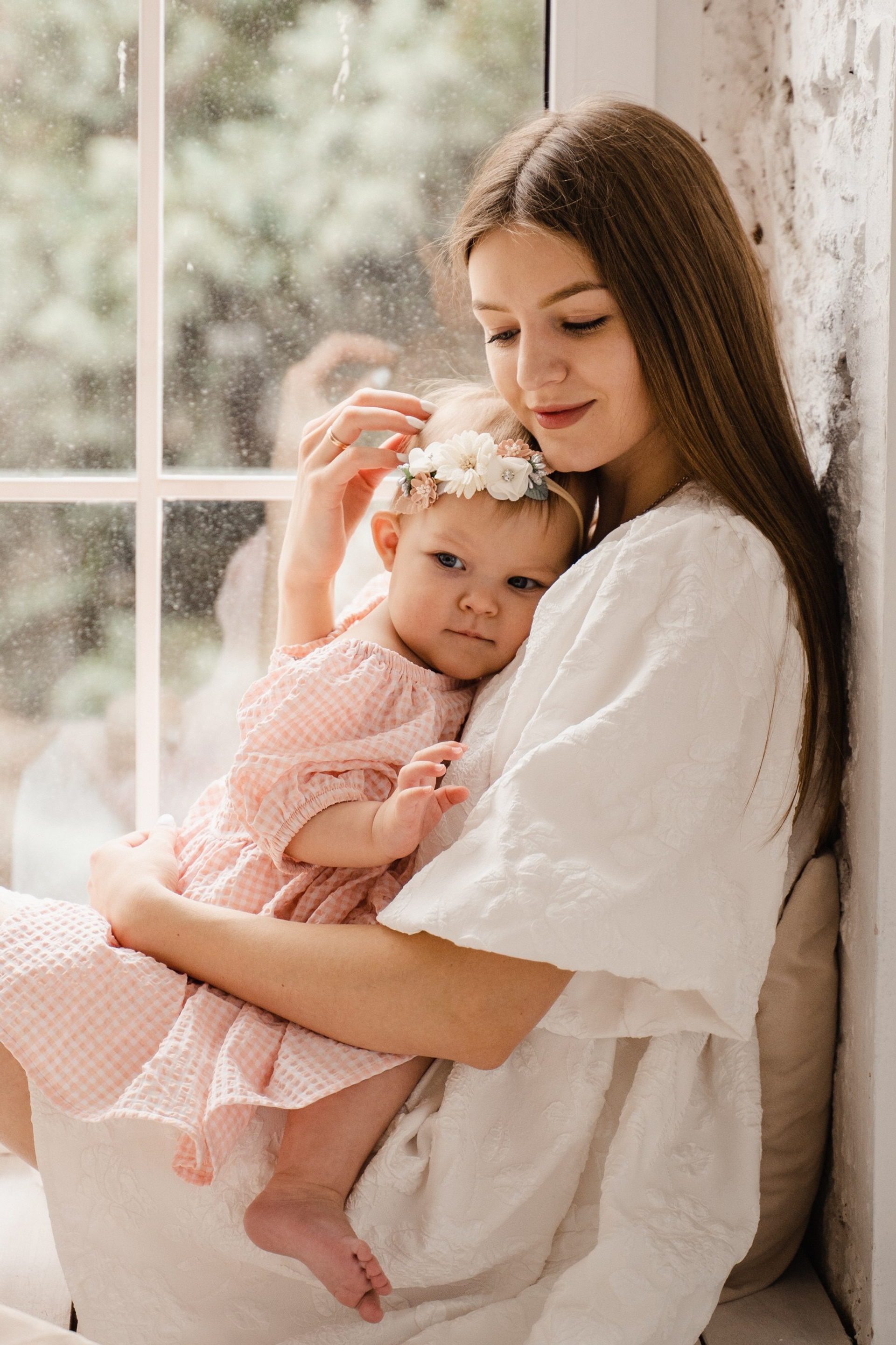 фотосессия на годик в студии Декор