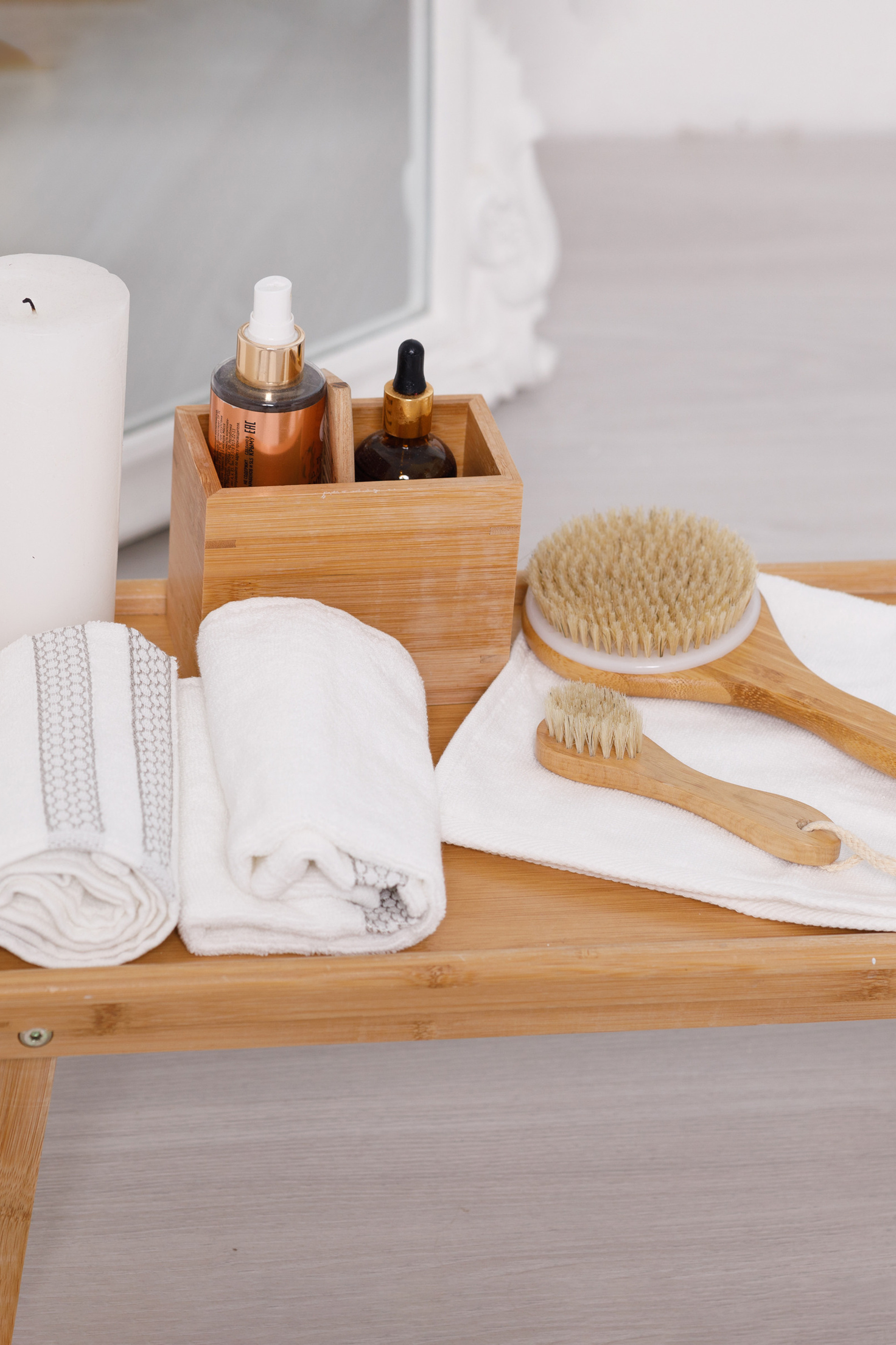 Съемка щеток для тела