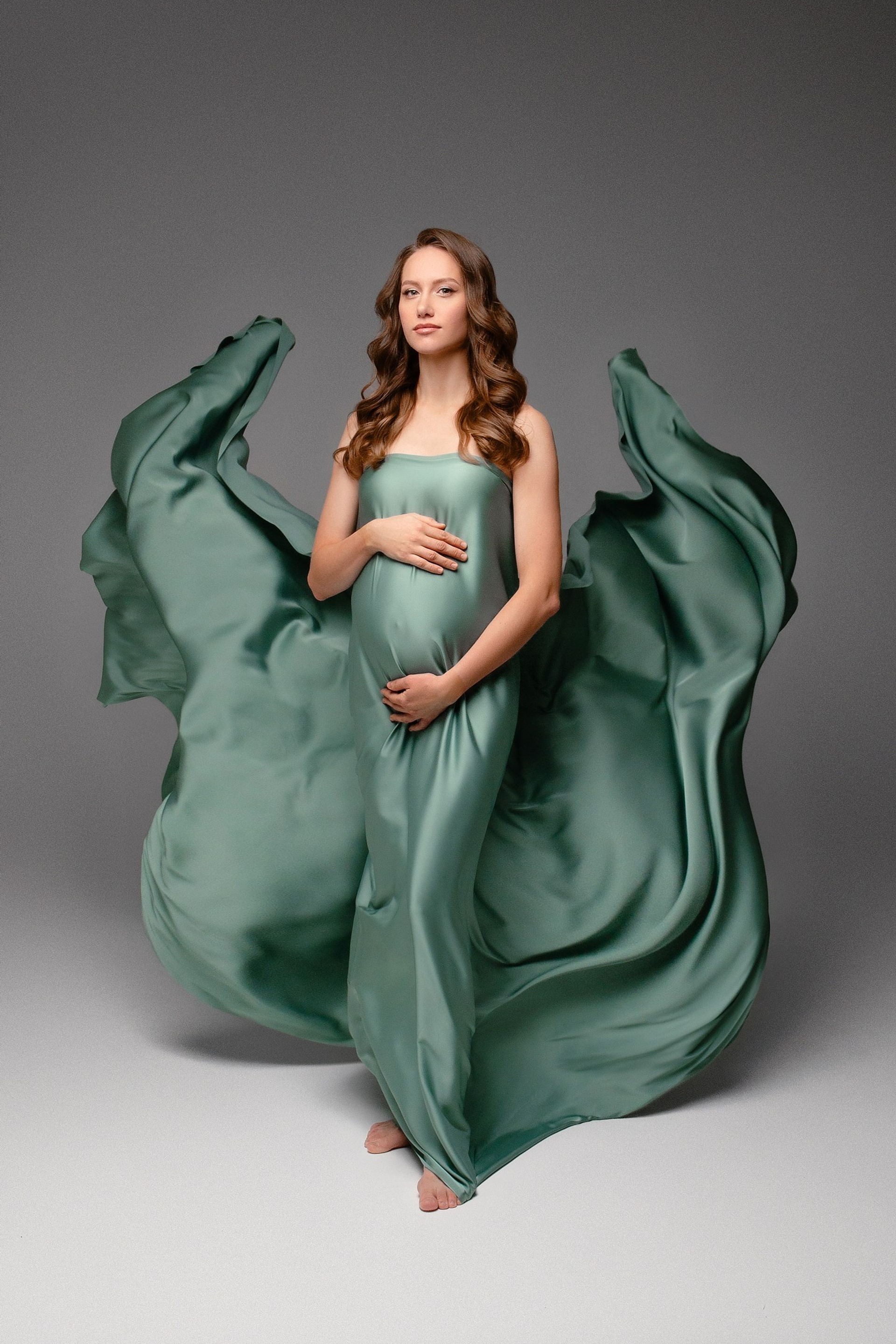 Ткань Шёлк Армани Аквамарин