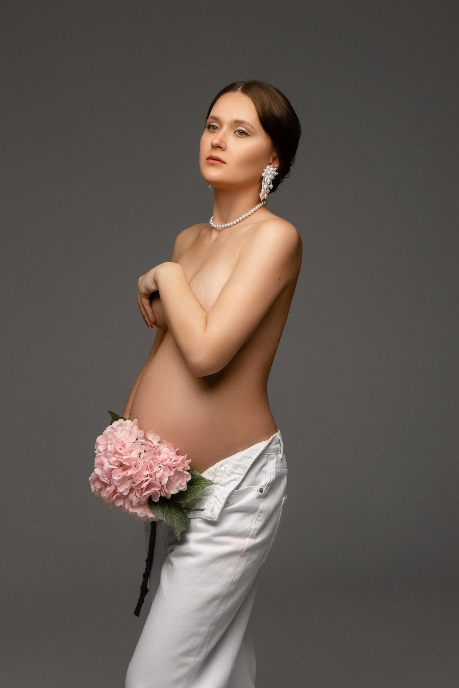 Гортензии розовые