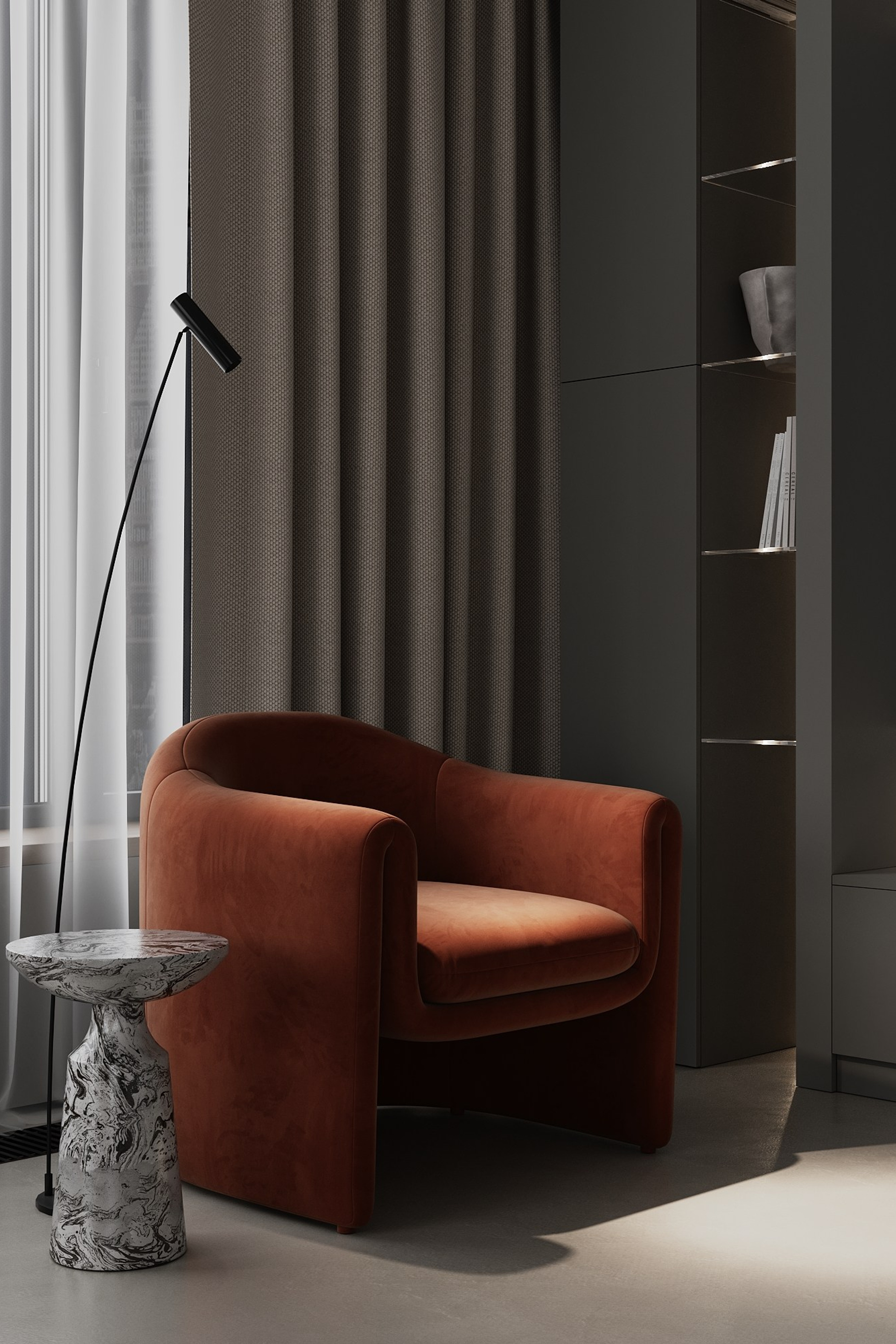 № 2. Интерьерная 3D визуализация