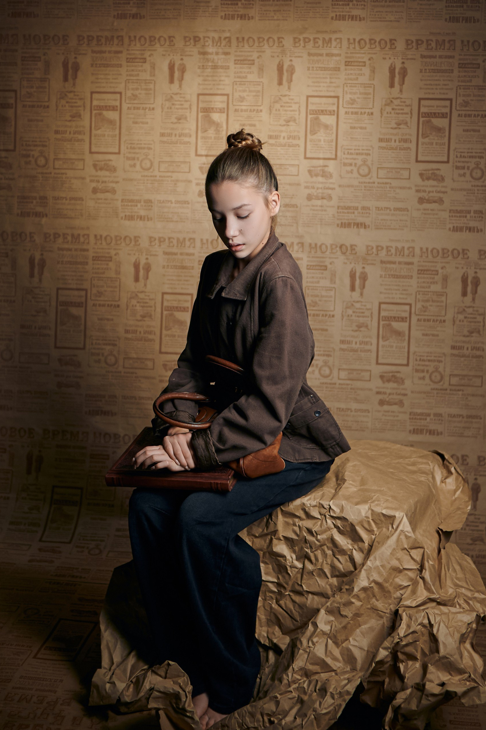 Съемка в студии в черном в Калуге