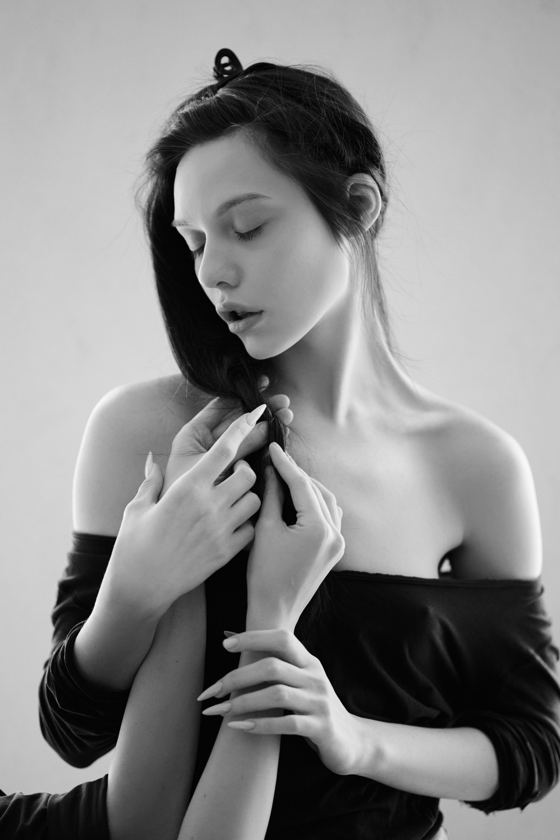 Фотосессия девушки в образе актрисы