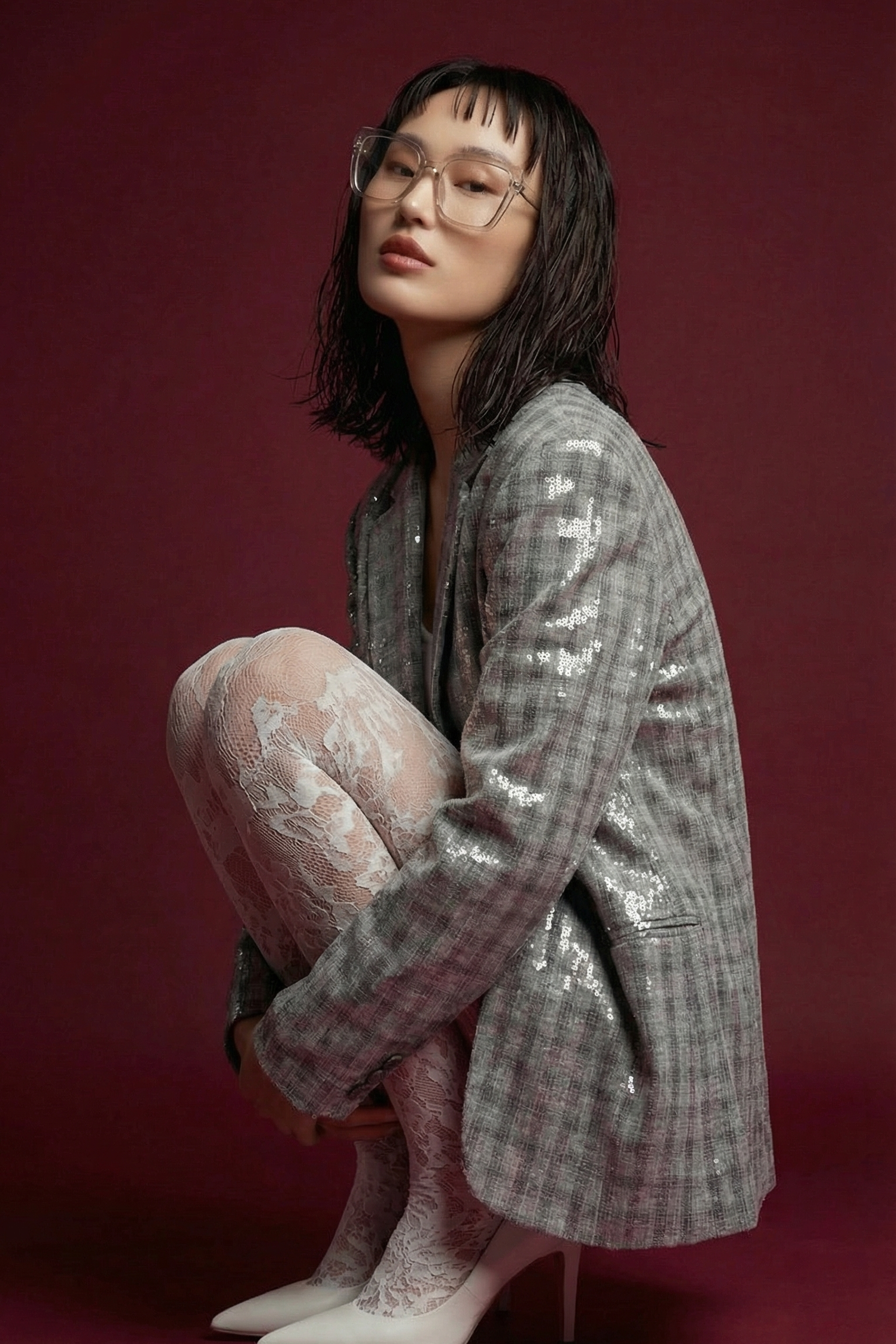 Блестящий пиджак