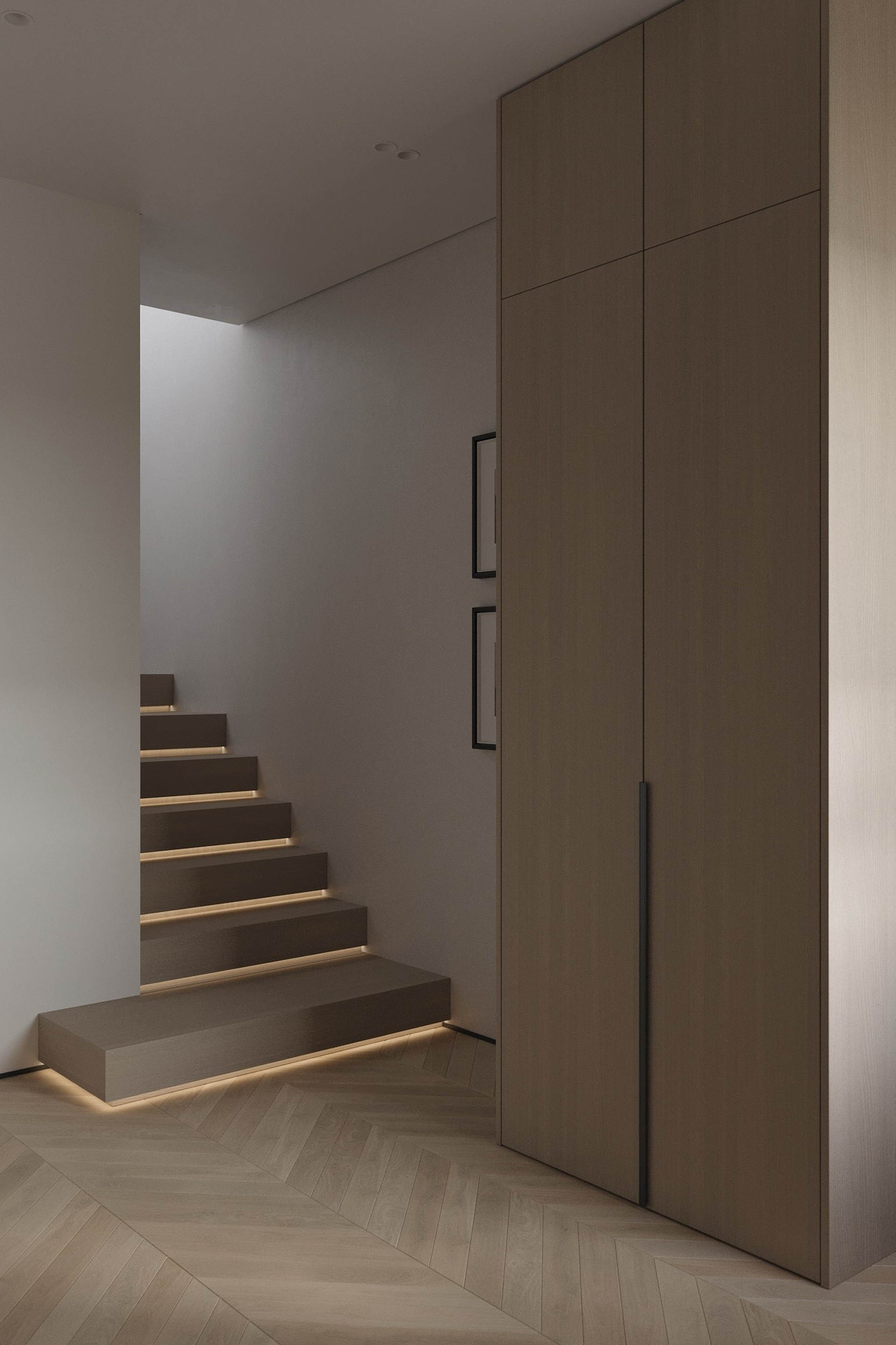 Дизайн интерьера таунхауса — 65 м² в Удача Юго-Запад