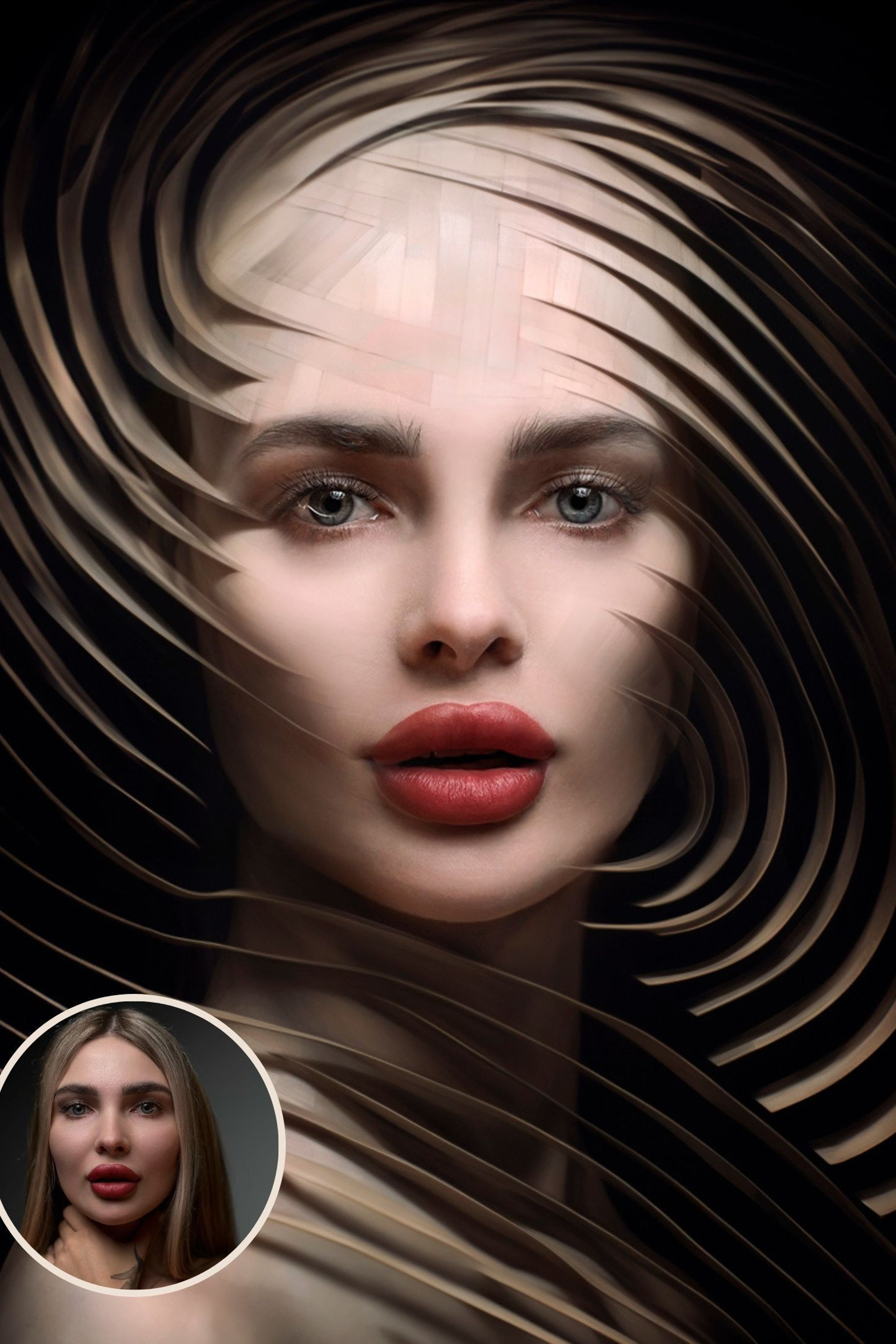 Фотомонтаж + ИИ