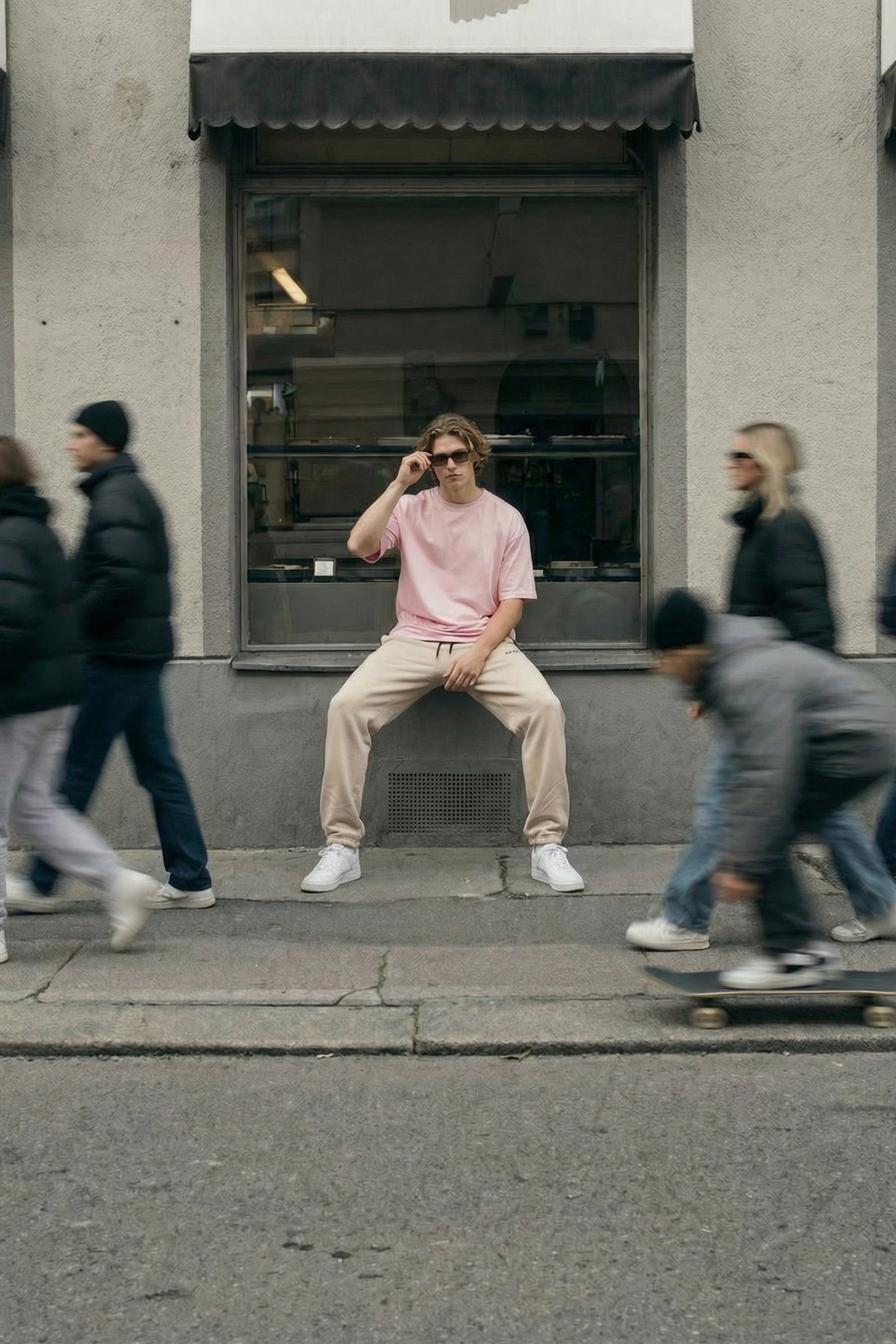 Штаны и футболка. Стрит съемки для маркетплейсов в Сочи | ИИ контент | fashionprod