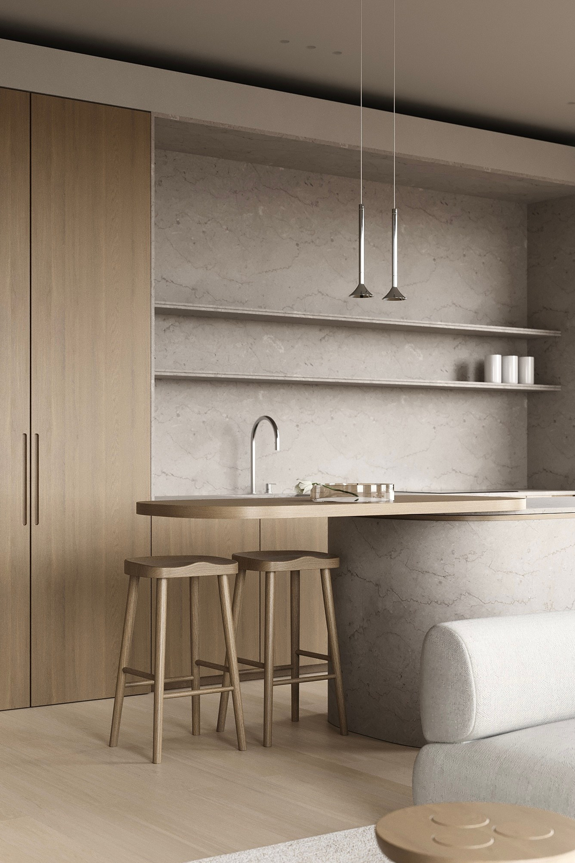 PRIME PARK, 68 м². Даша Звягина | дизайнер интерьеров