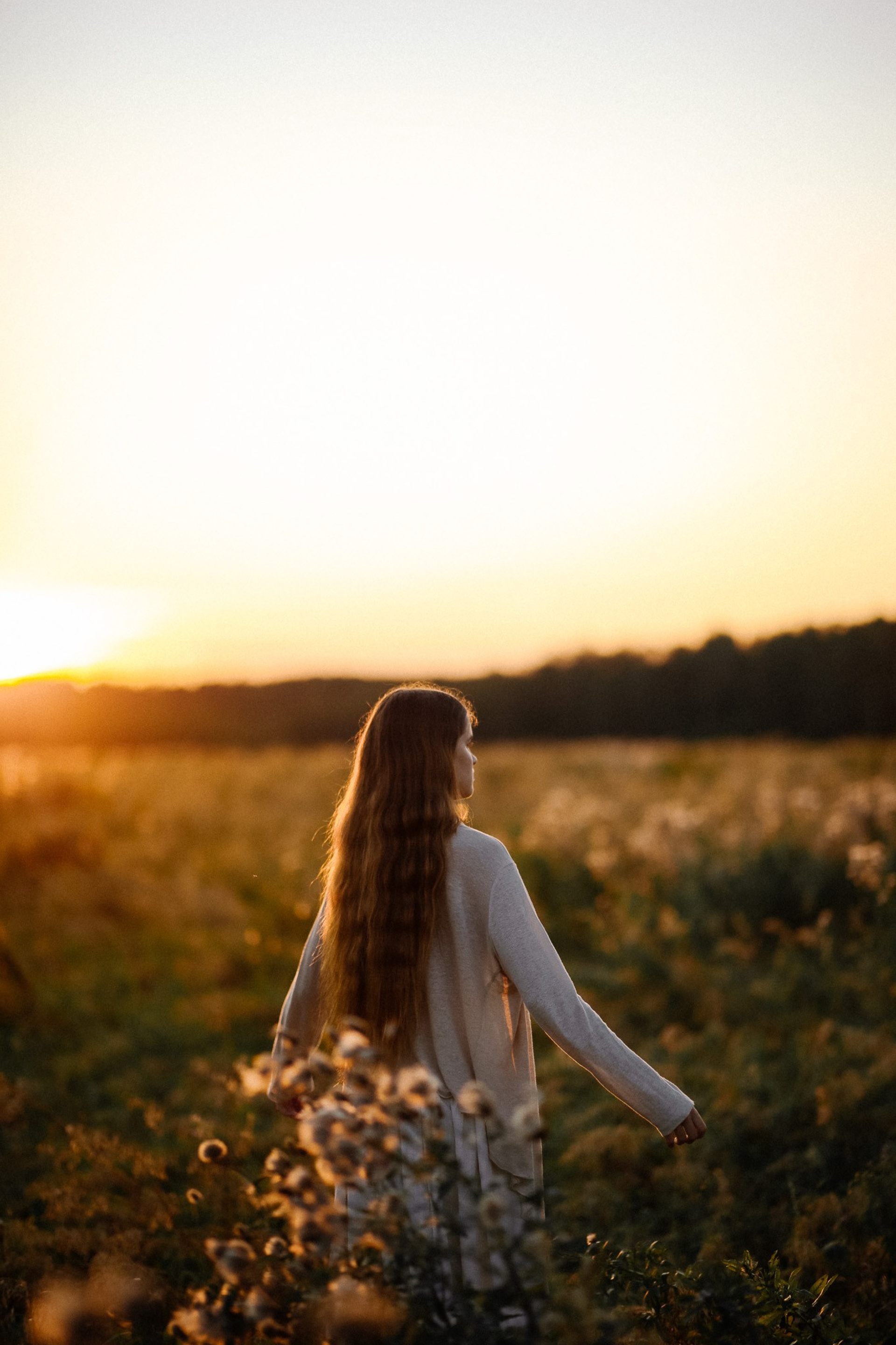 На природе