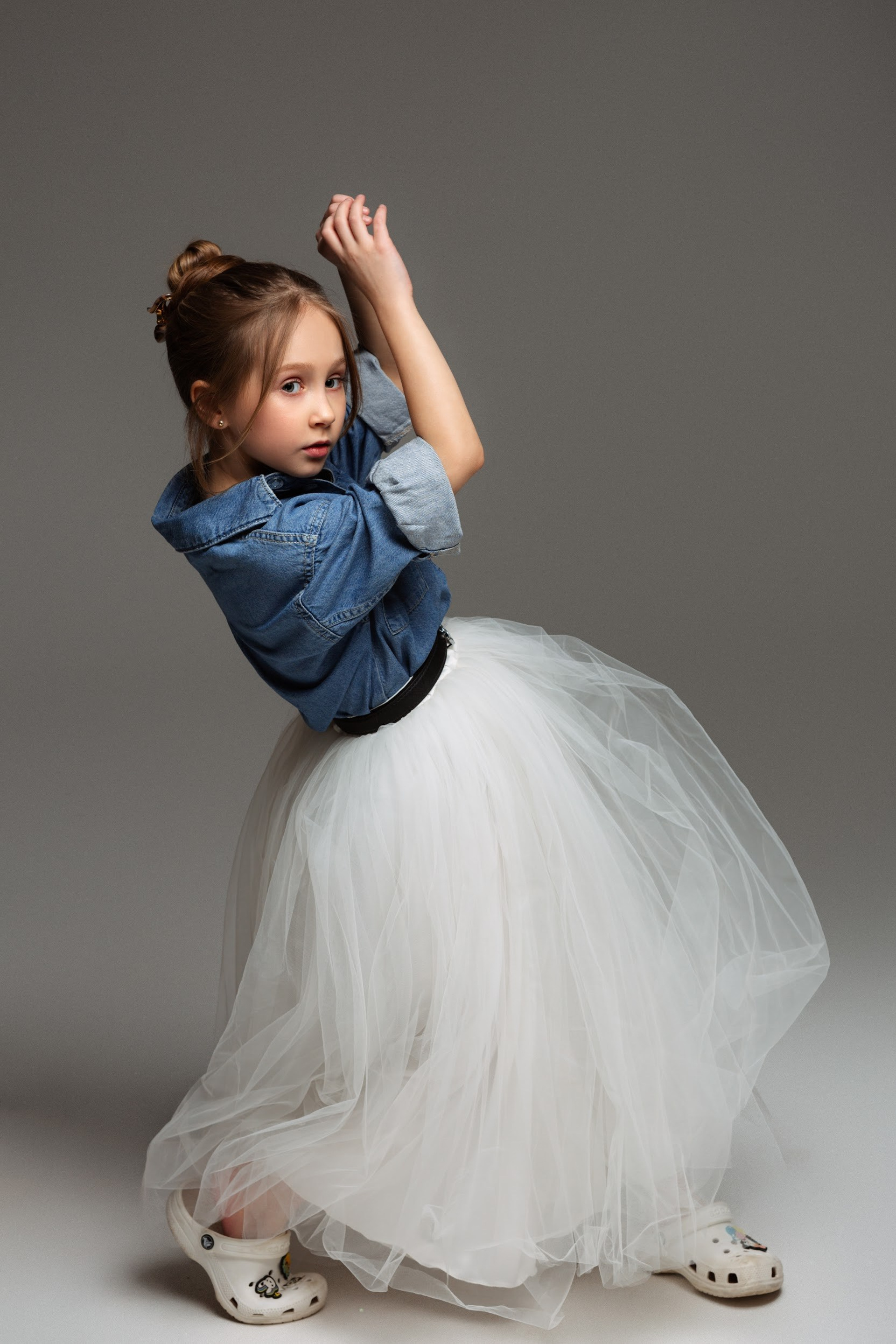 Фатиновая юбка ‘Jolie Tulle’ White Swan белая. Одежда для детей