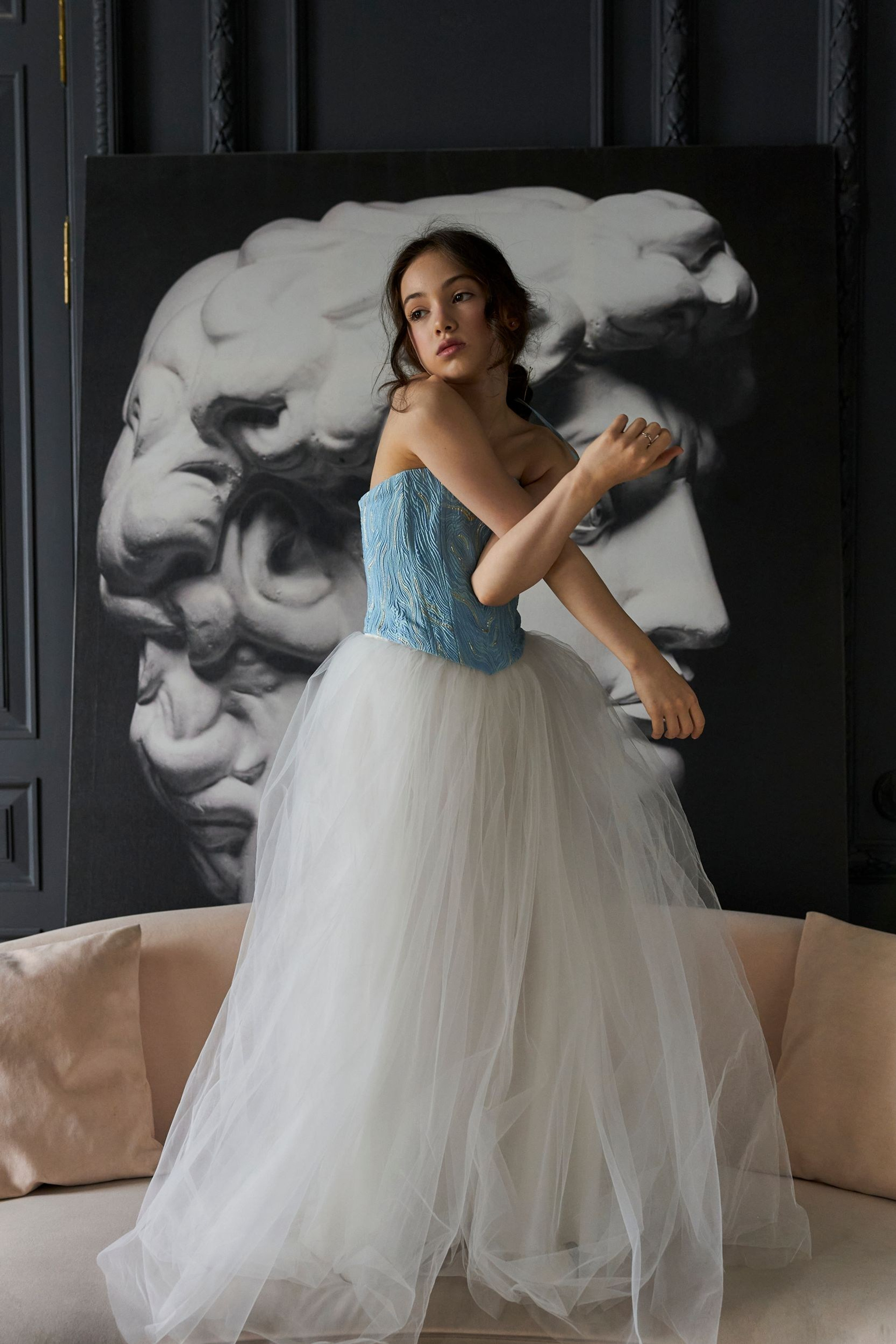 Фатиновая юбка ‘Jolie Tulle’ White Swan белая. Одежда для детей