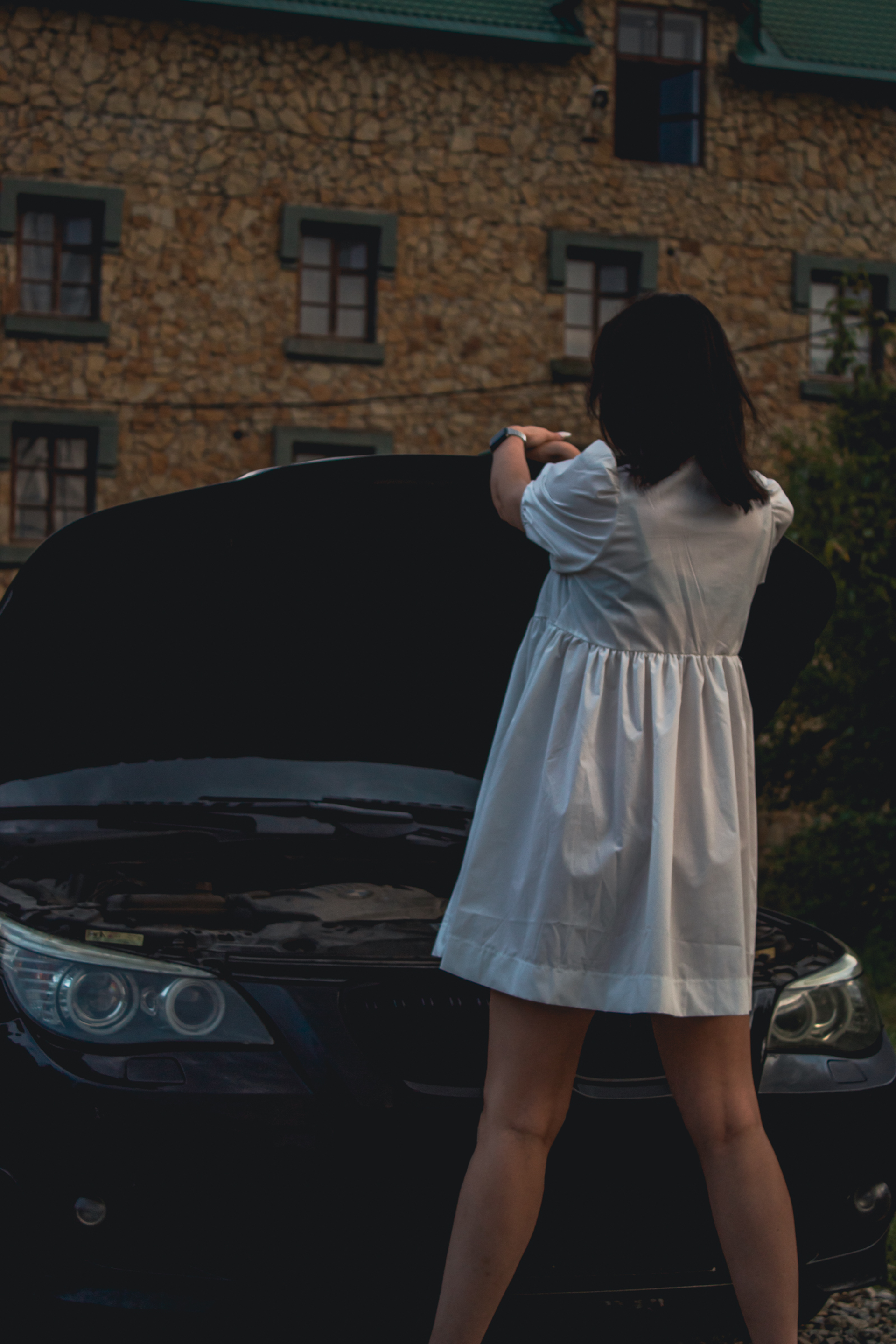 Katya and BMW. Модель и фотограф в Краснодаре