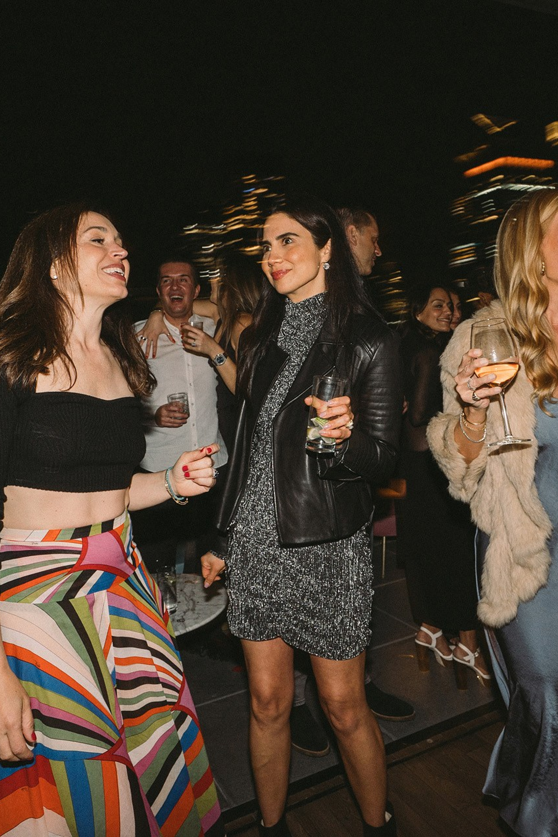 Birthday party at a restaurant. New York photographer RINAT SHAHMETOV in New York city