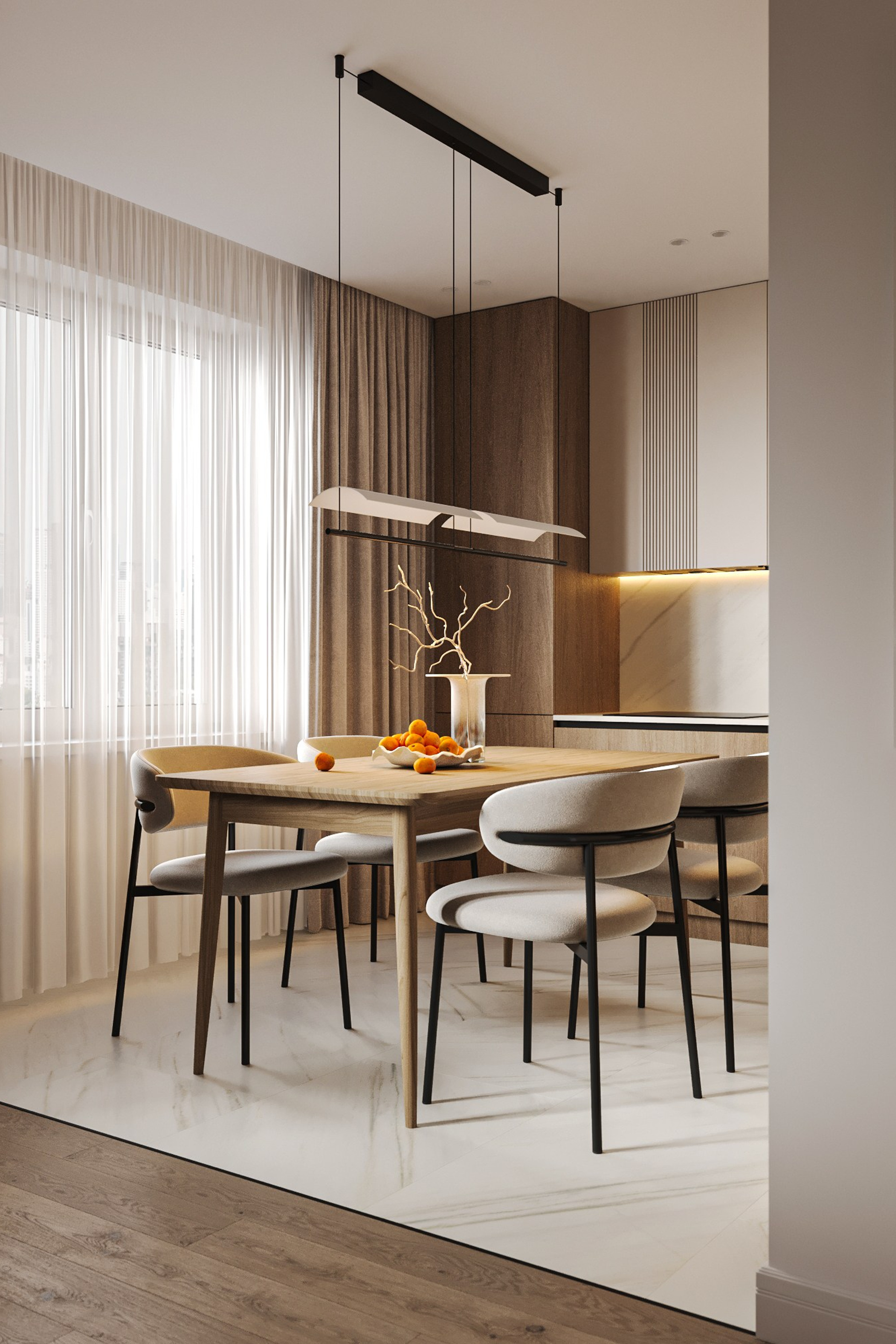 Кухня-гостиная ЖК «Мой ритм»