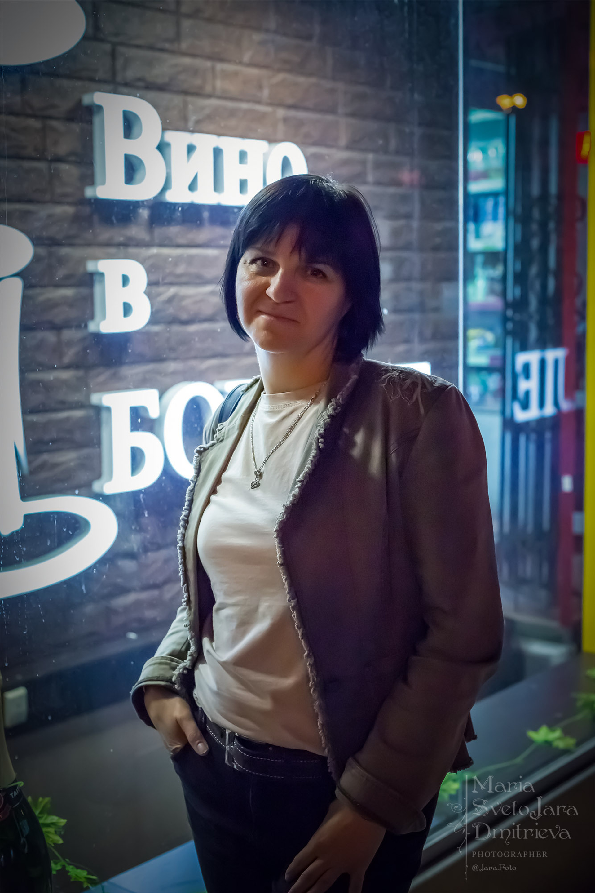 Ирина на вечерней прогулке