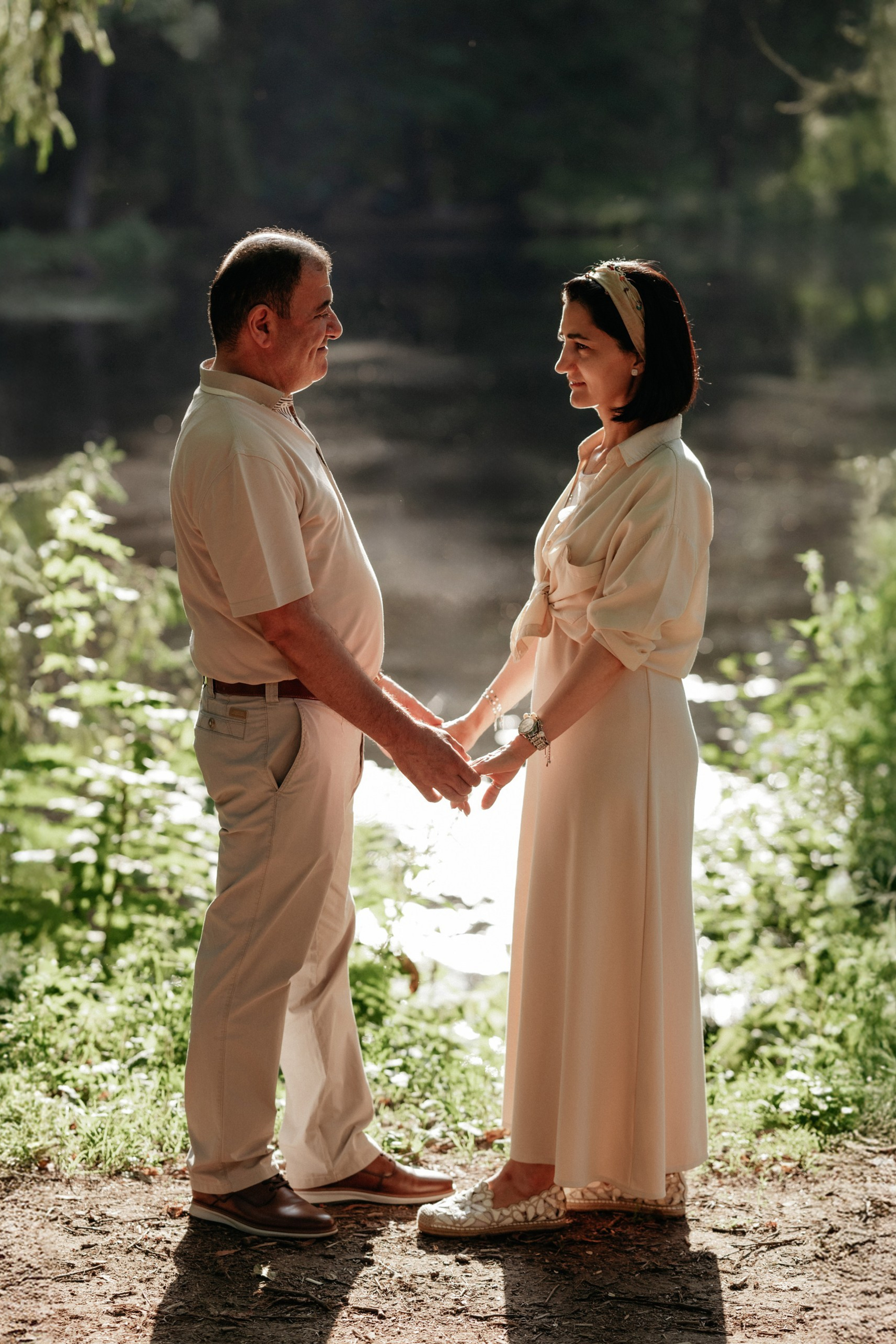 Семья в парке