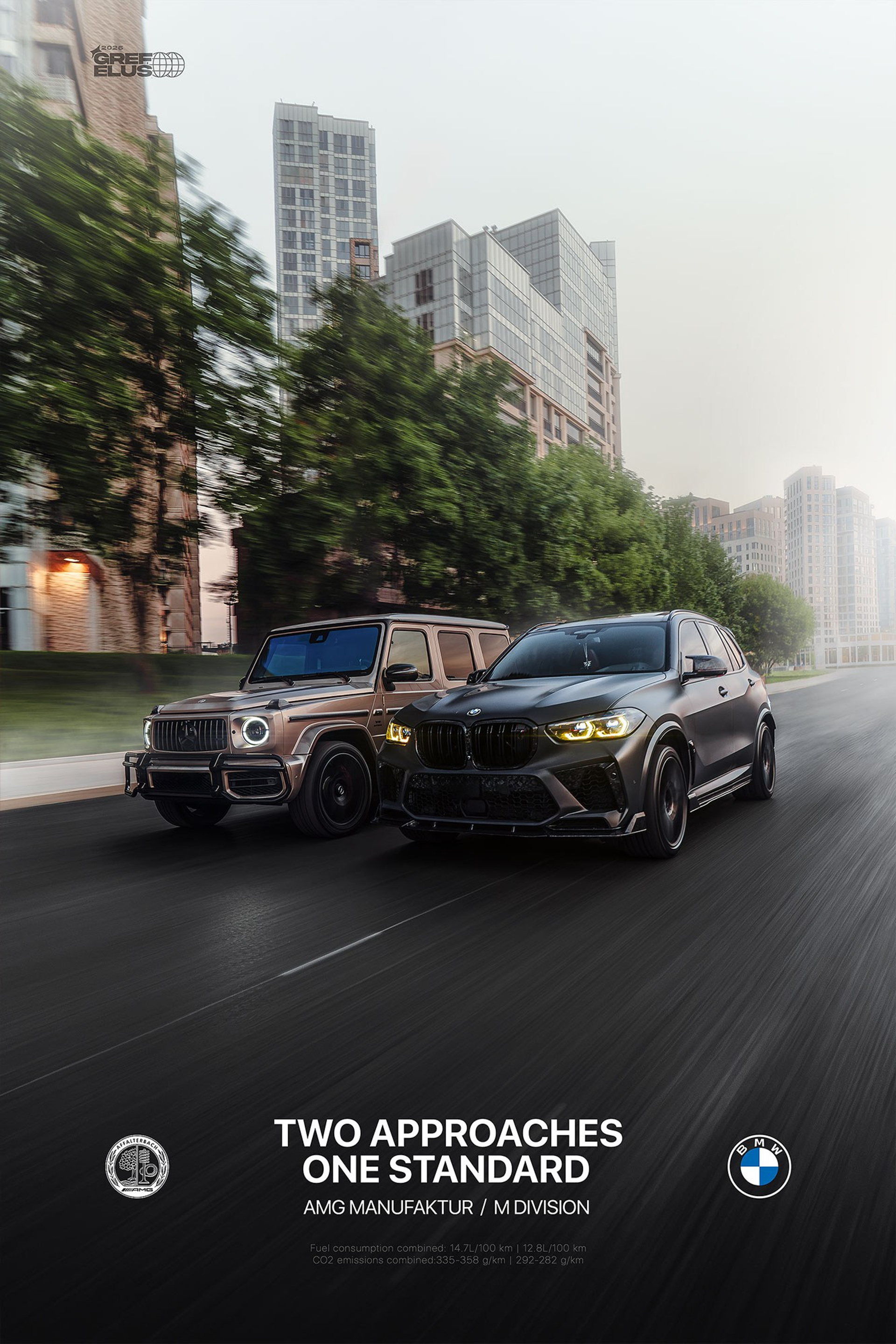 AMG G63 x BMW X5M