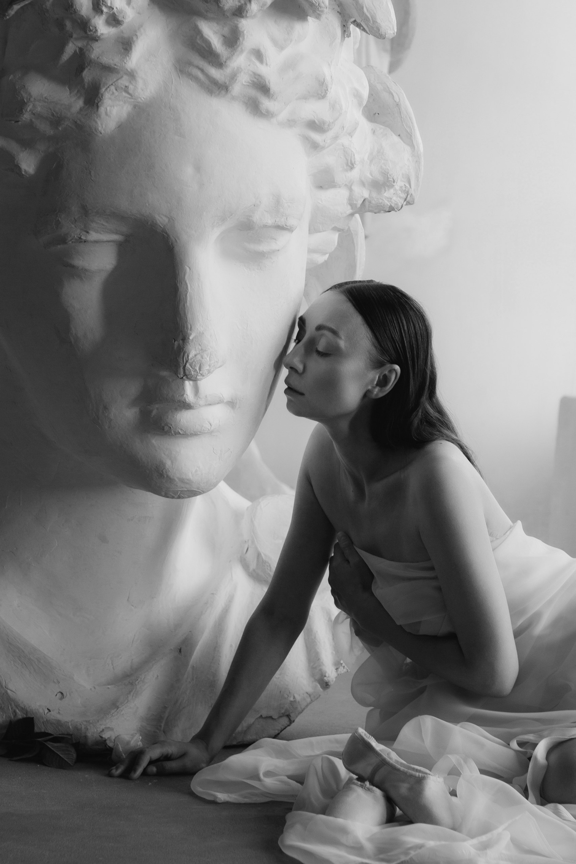 Творческий проект «Скульптура». Женский и семейный фотограф в Санкт-Петербурге Екатерина Симонова