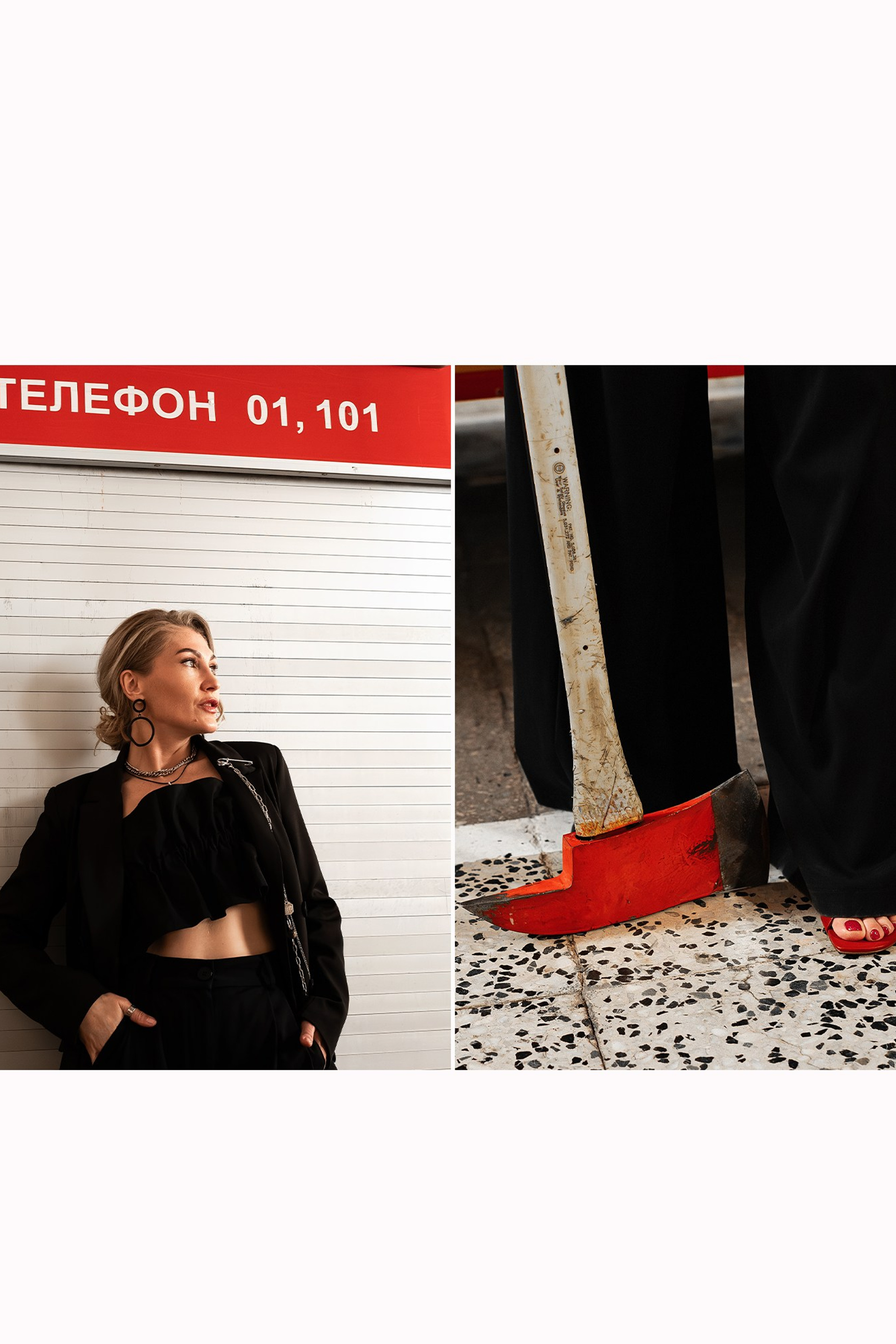 Валентина — портретная съемка в пожарной части. Фотограф в Екатеринбурге Мария Меньщикова