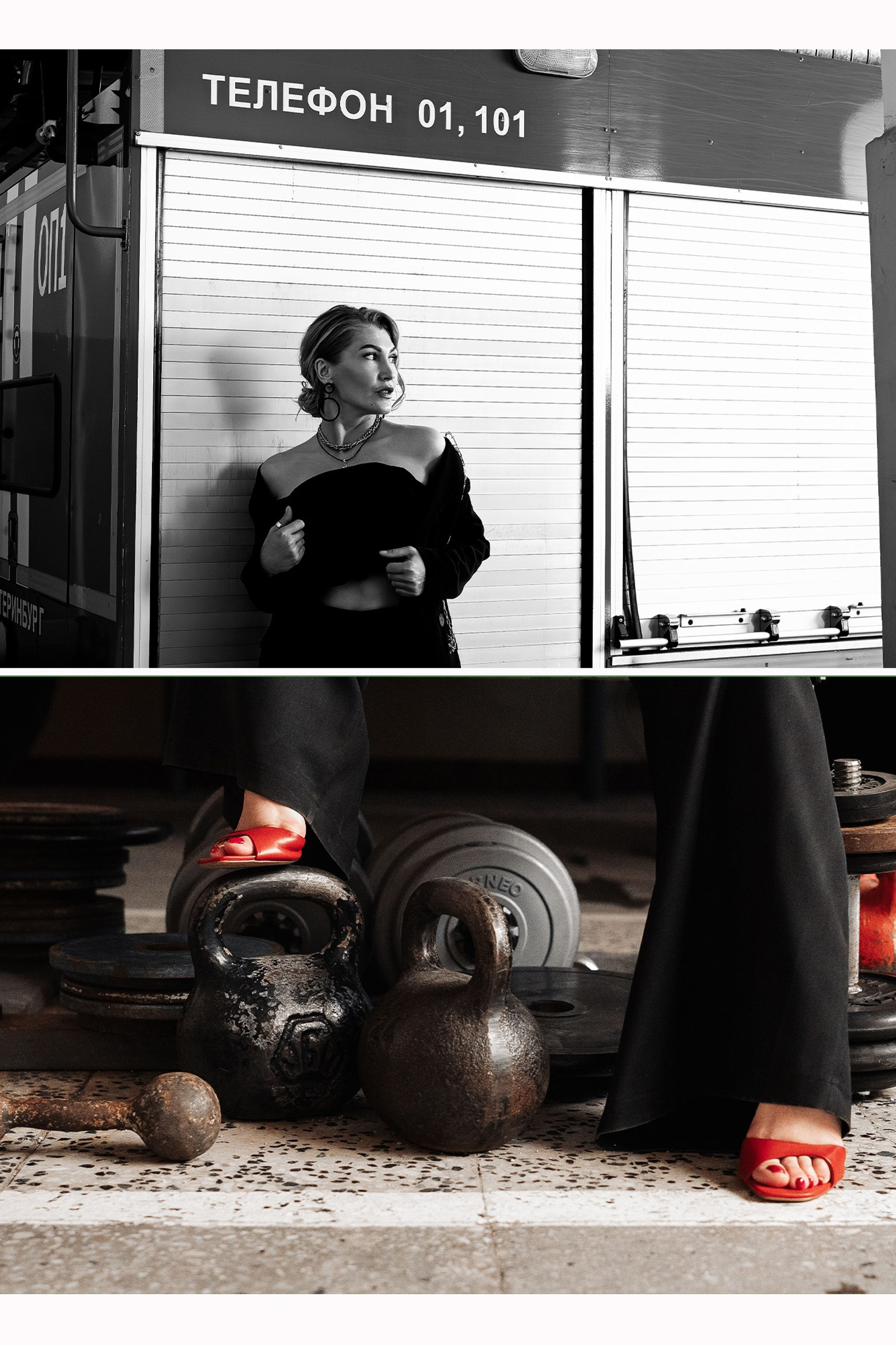 Валентина — портретная съемка в пожарной части. Фотограф в Екатеринбурге Мария Меньщикова