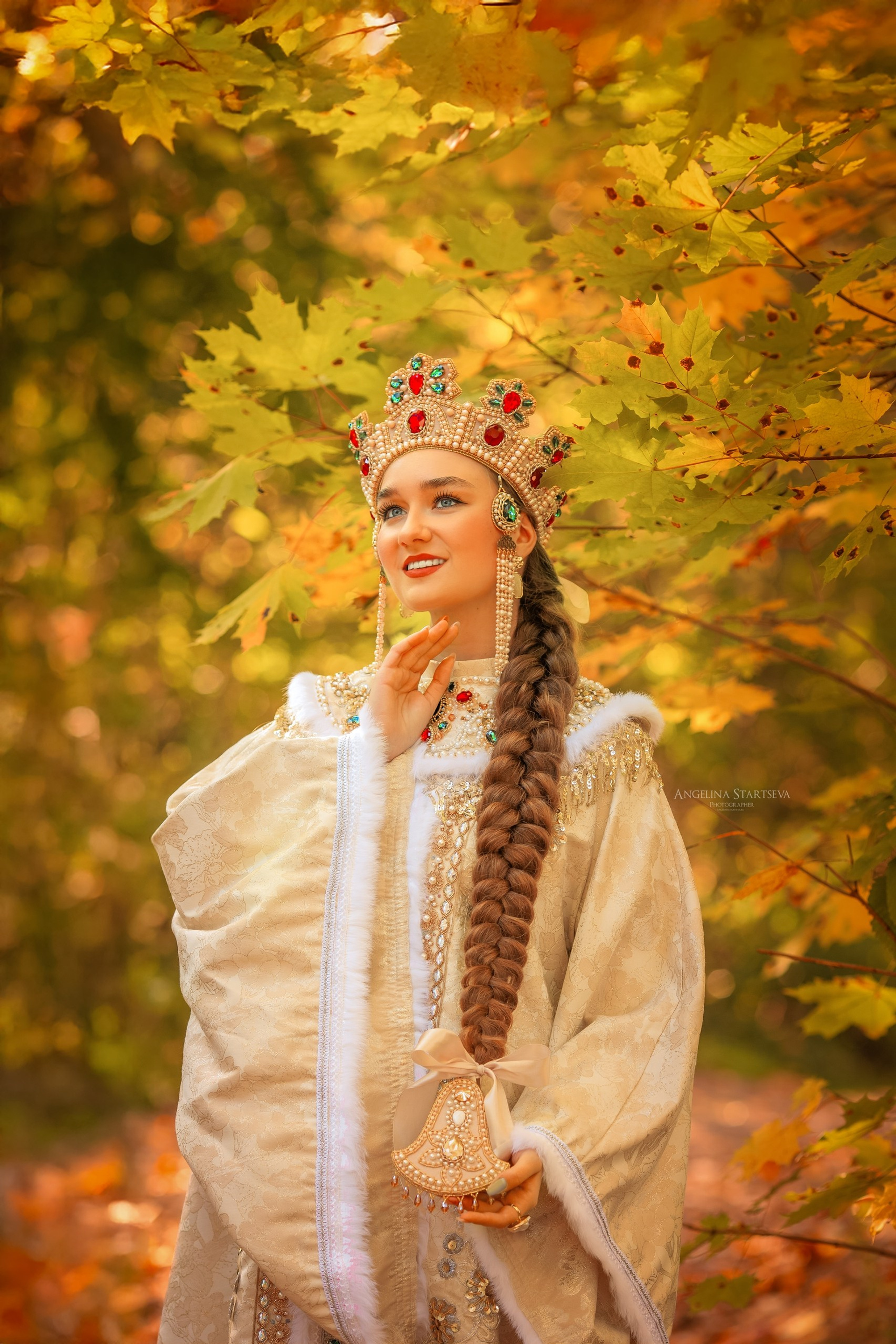 Королевна. Сказочный фотограф в русском стиле в Москве Ангелина Старцева | Русский сказки|Фотосесессия в Азиатском стиле