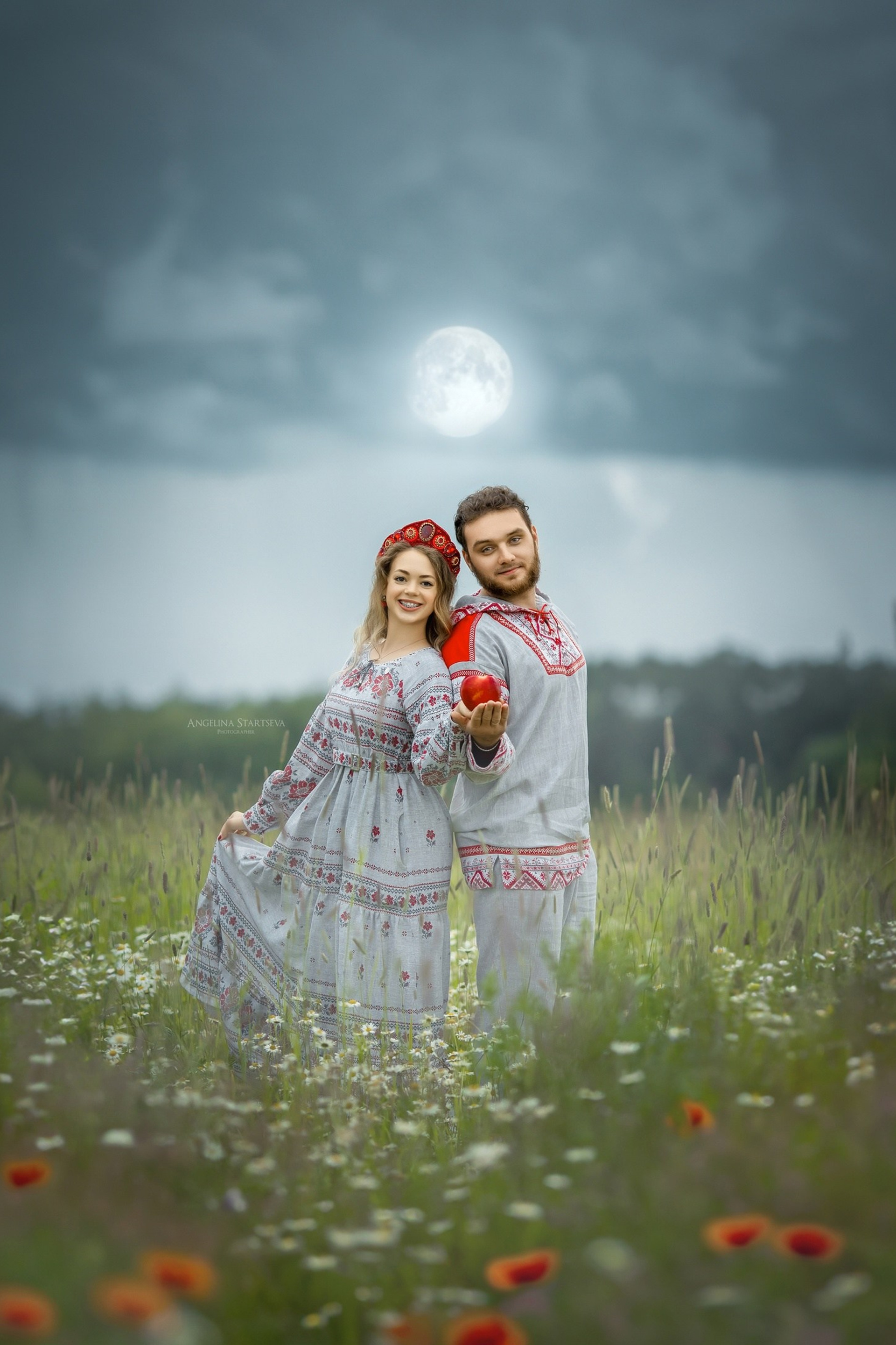 Семейный фотограф в Москве, семейная Love story фотосессия в Москве. Сказочный фотограф в русском стиле в Москве Ангелина Старцева | Русский сказки|Фотосесессия в Азиатском стиле