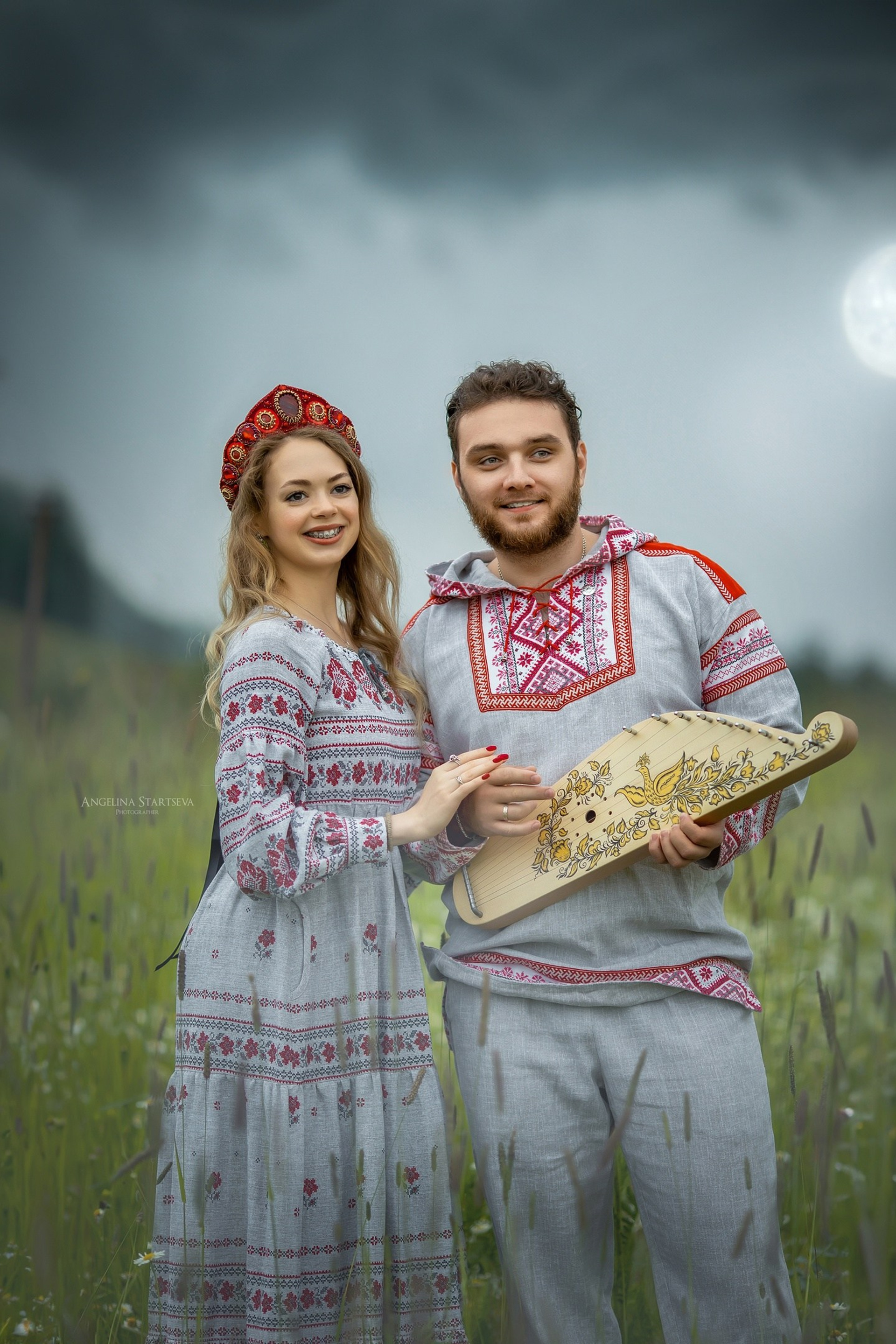 Семейный фотограф в Москве, семейная Love story фотосессия в Москве. Сказочный фотограф в русском стиле в Москве Ангелина Старцева | Русский сказки|Фотосесессия в Азиатском стиле