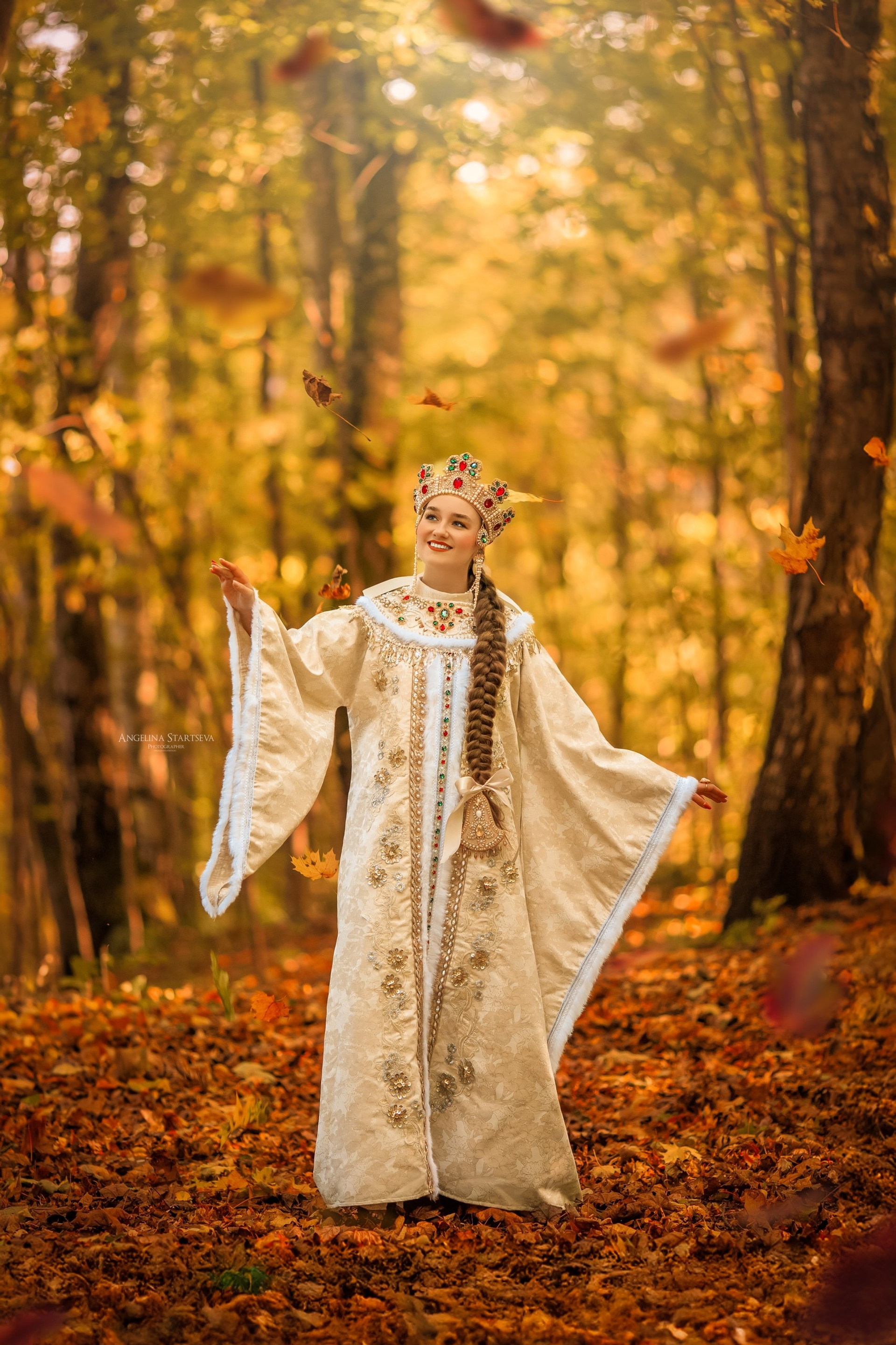 Королевна. Сказочный фотограф в русском стиле в Москве Ангелина Старцева | Русский сказки|Фотосесессия в Азиатском стиле