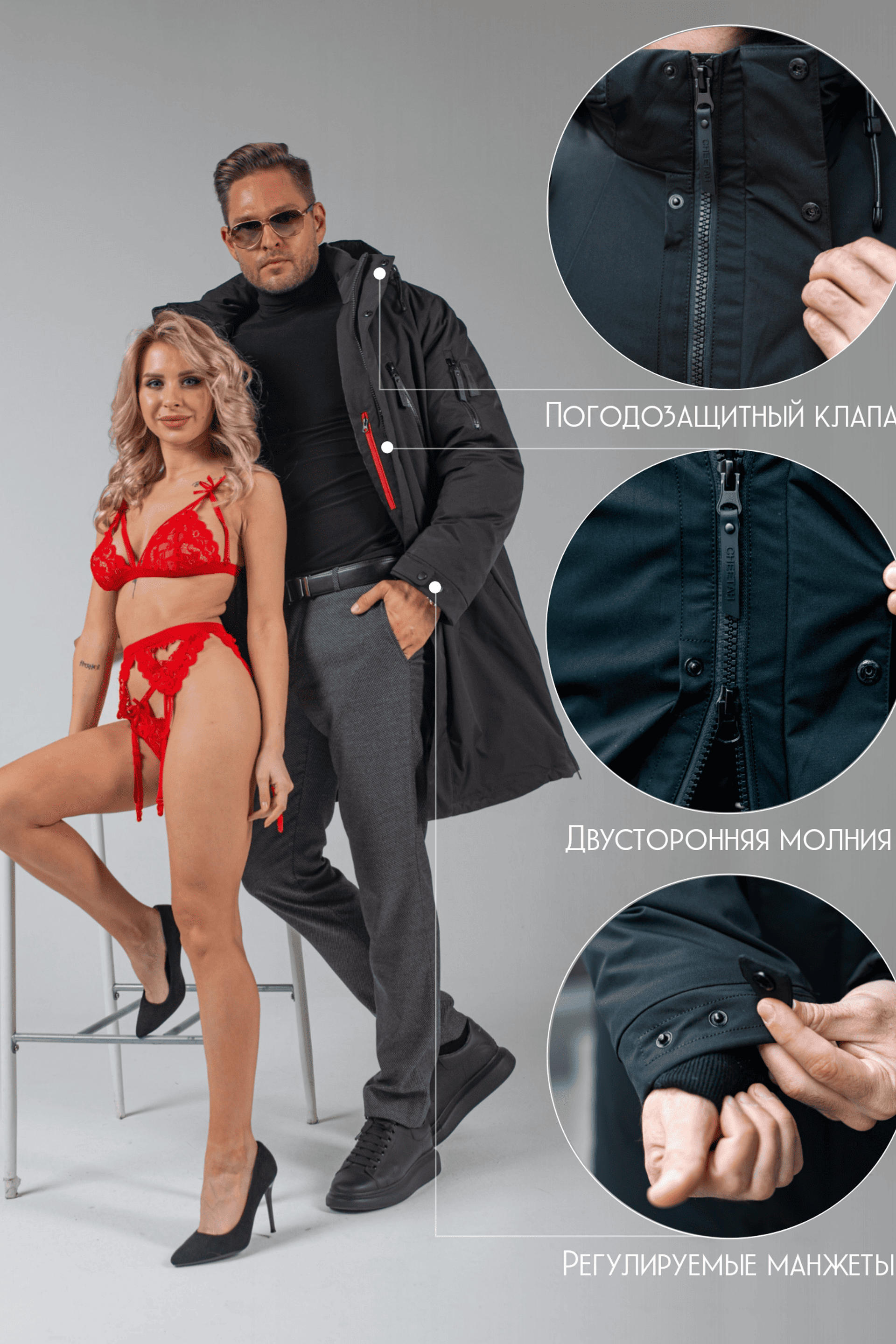 Инфографика для предметной съемки – упрощает восприятие сложных характеристик товара.