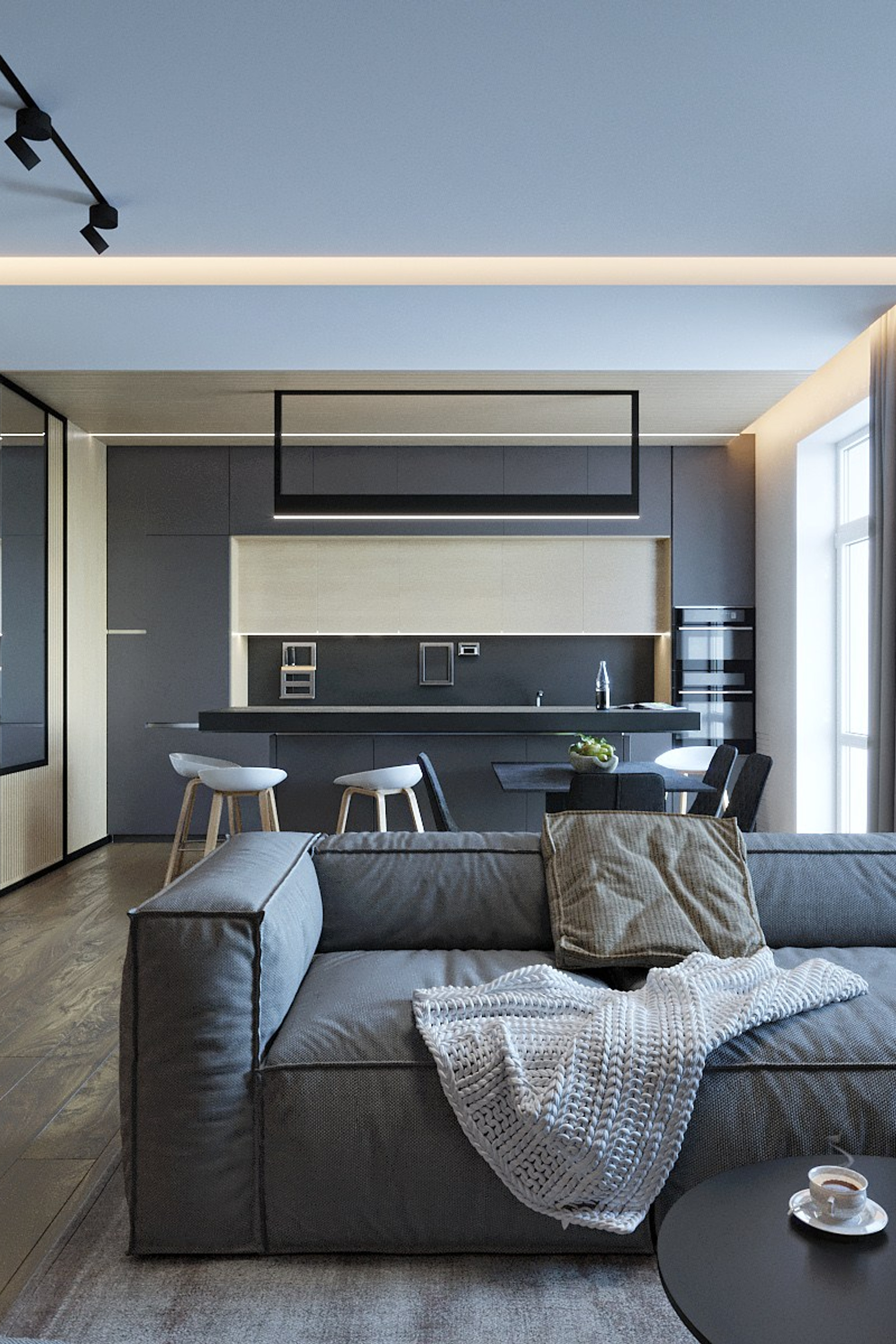 Проект ATRU. Дизайн интерьера в Новосибирске, Мире, Онлайн | Студия дизайна интерьера TWOREZ