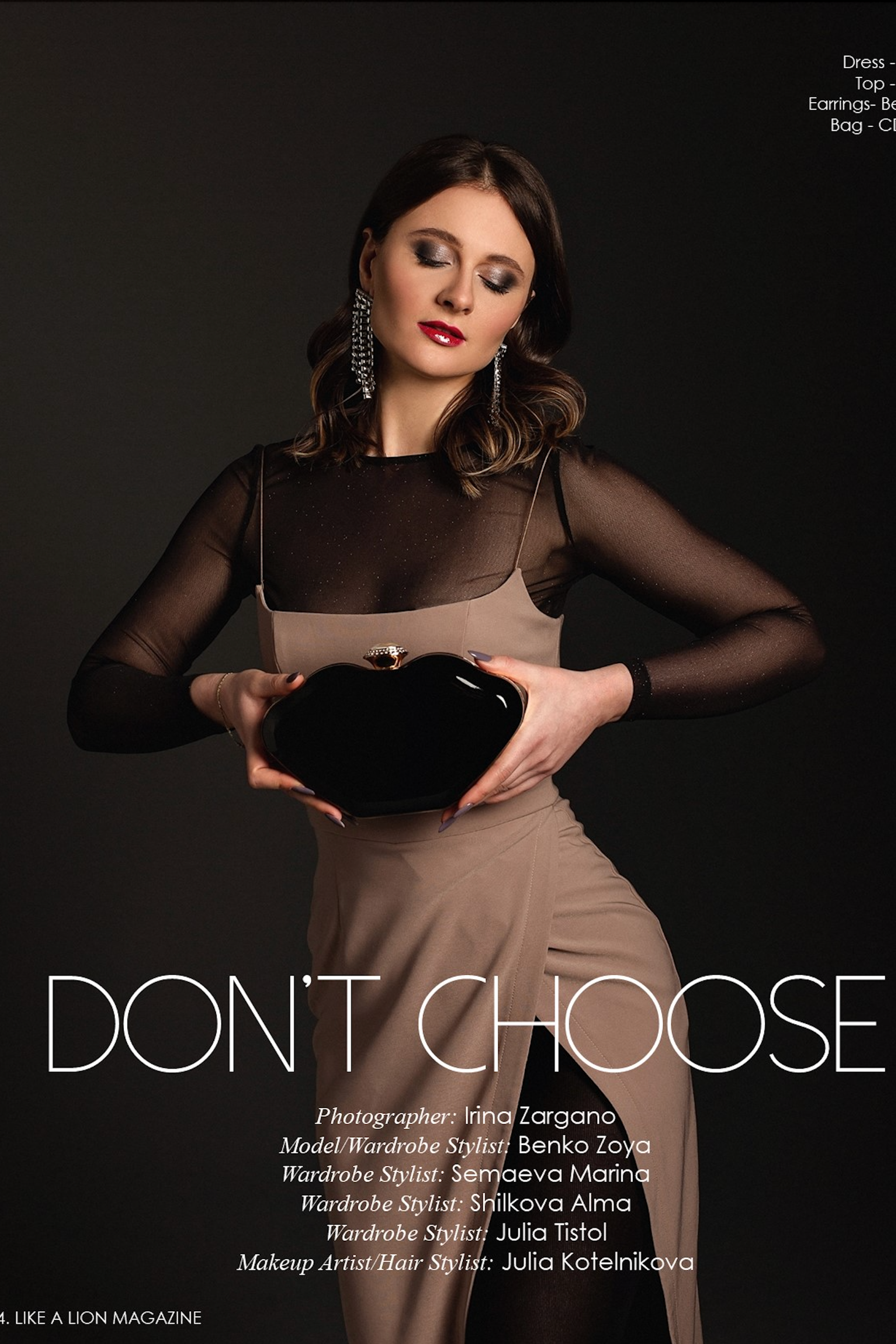 DON'T CHOOSE for LIKE A LION