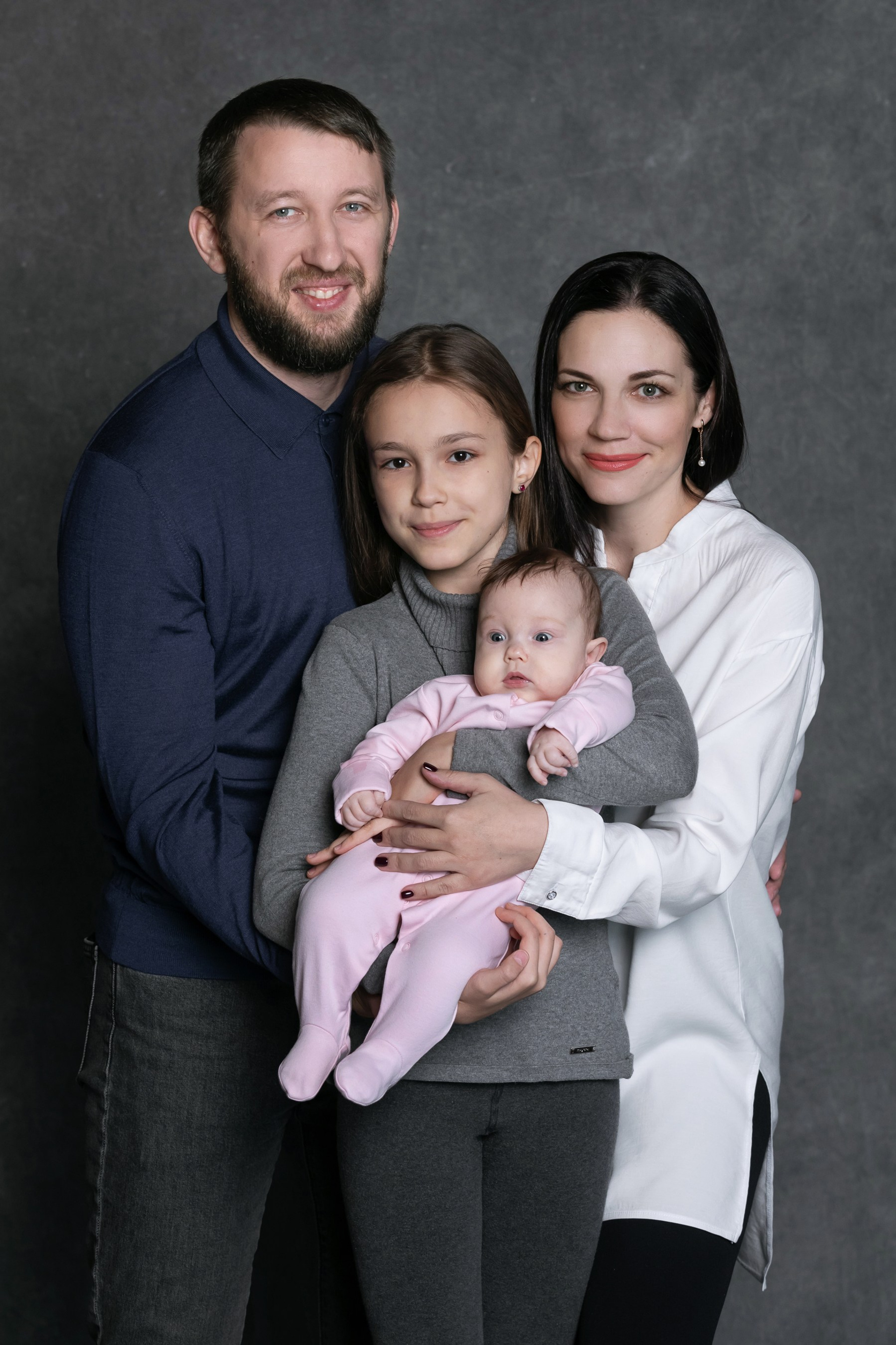 Семья Юли и Алины