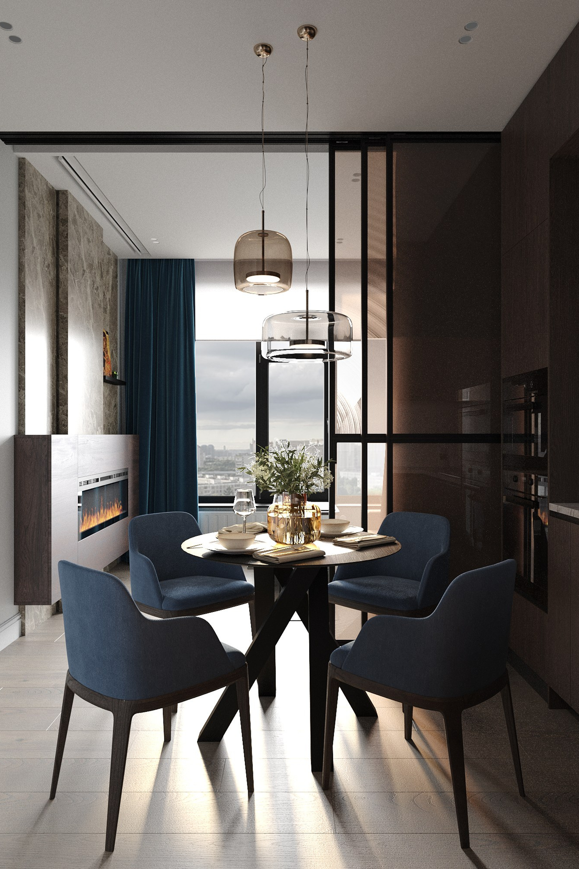 Там где Ночь встречает Утро. Квартира 43 м²