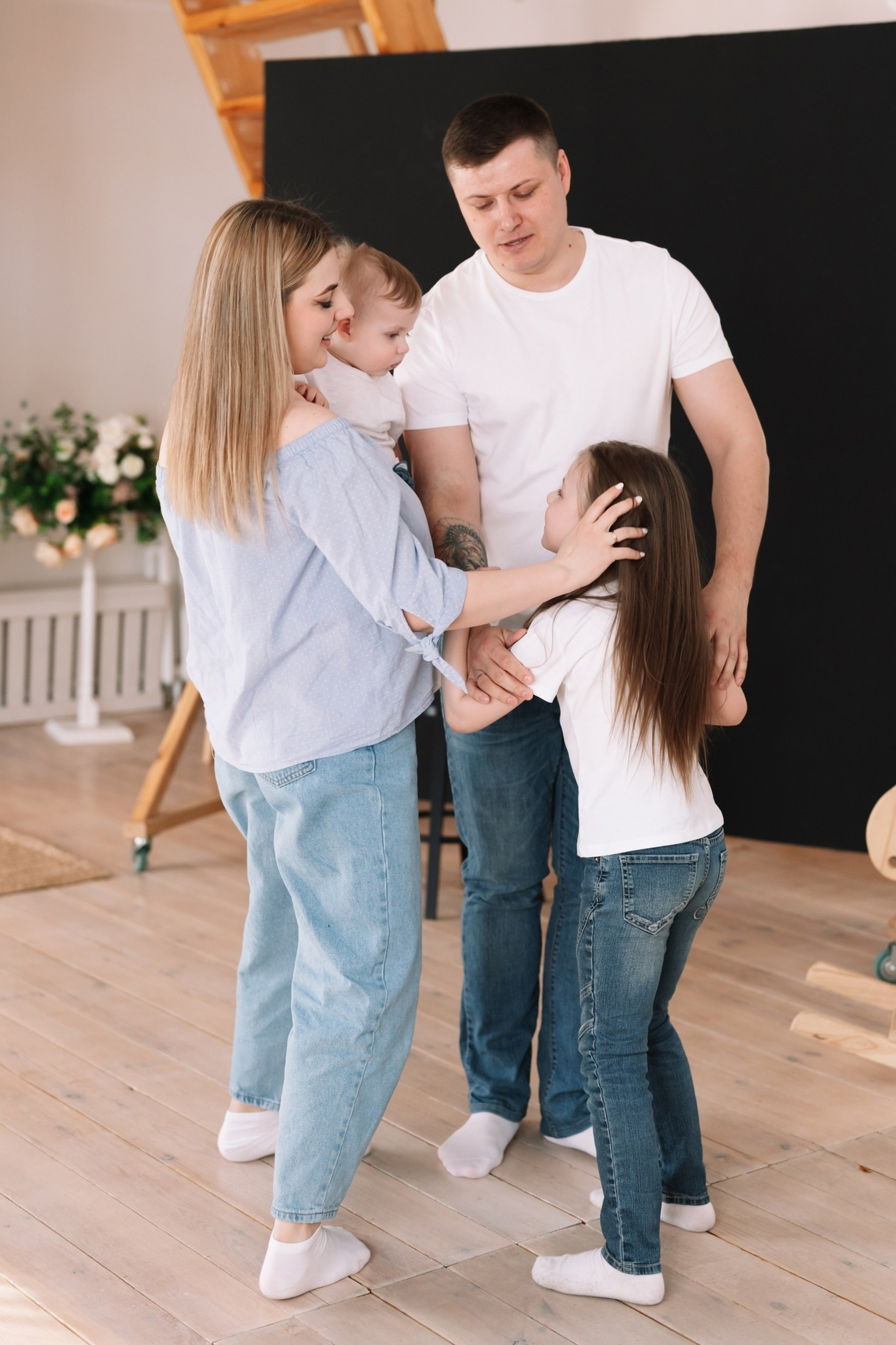 Марина и ее красивая семья