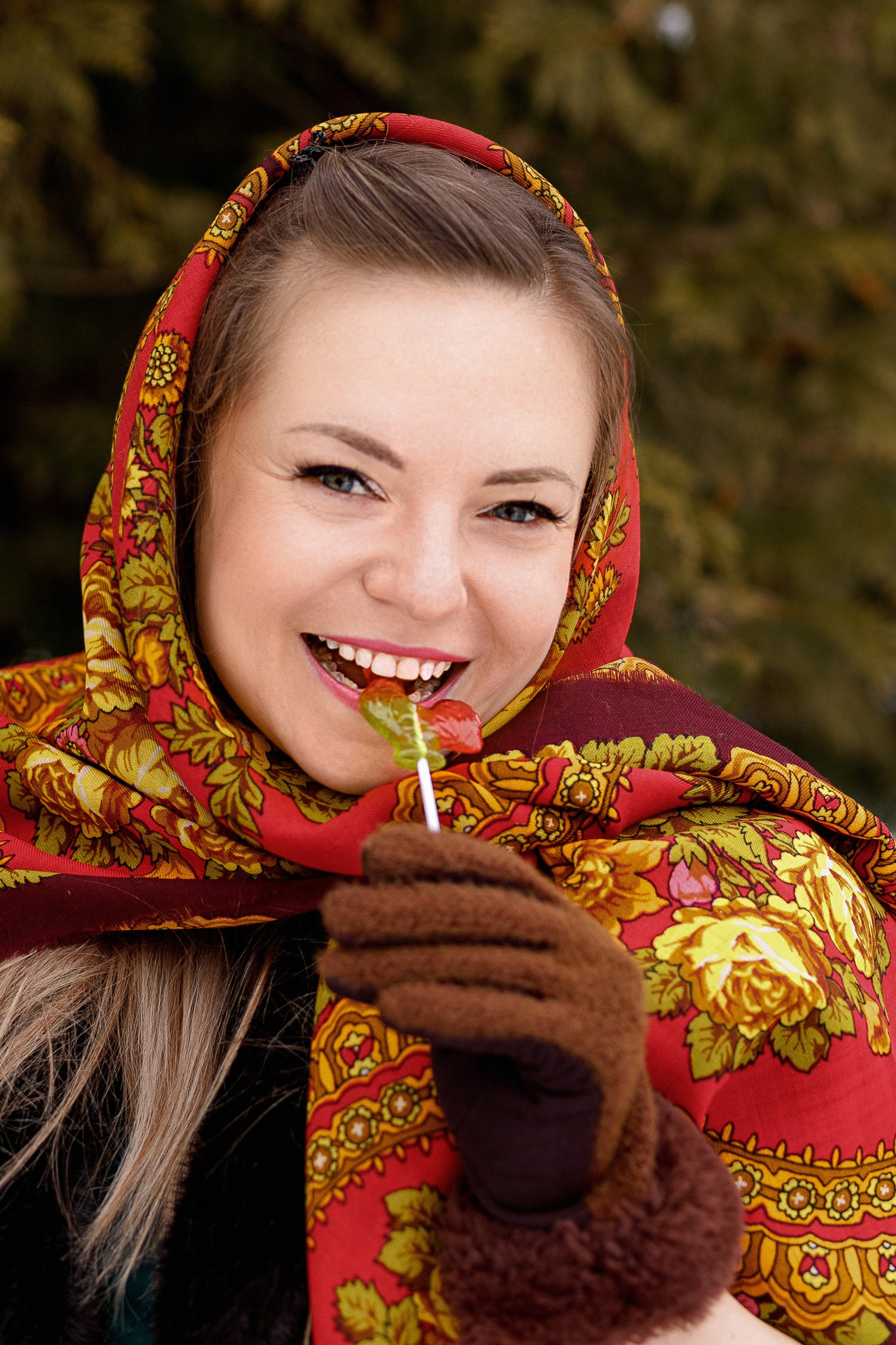 Фотосессия в русском стиле