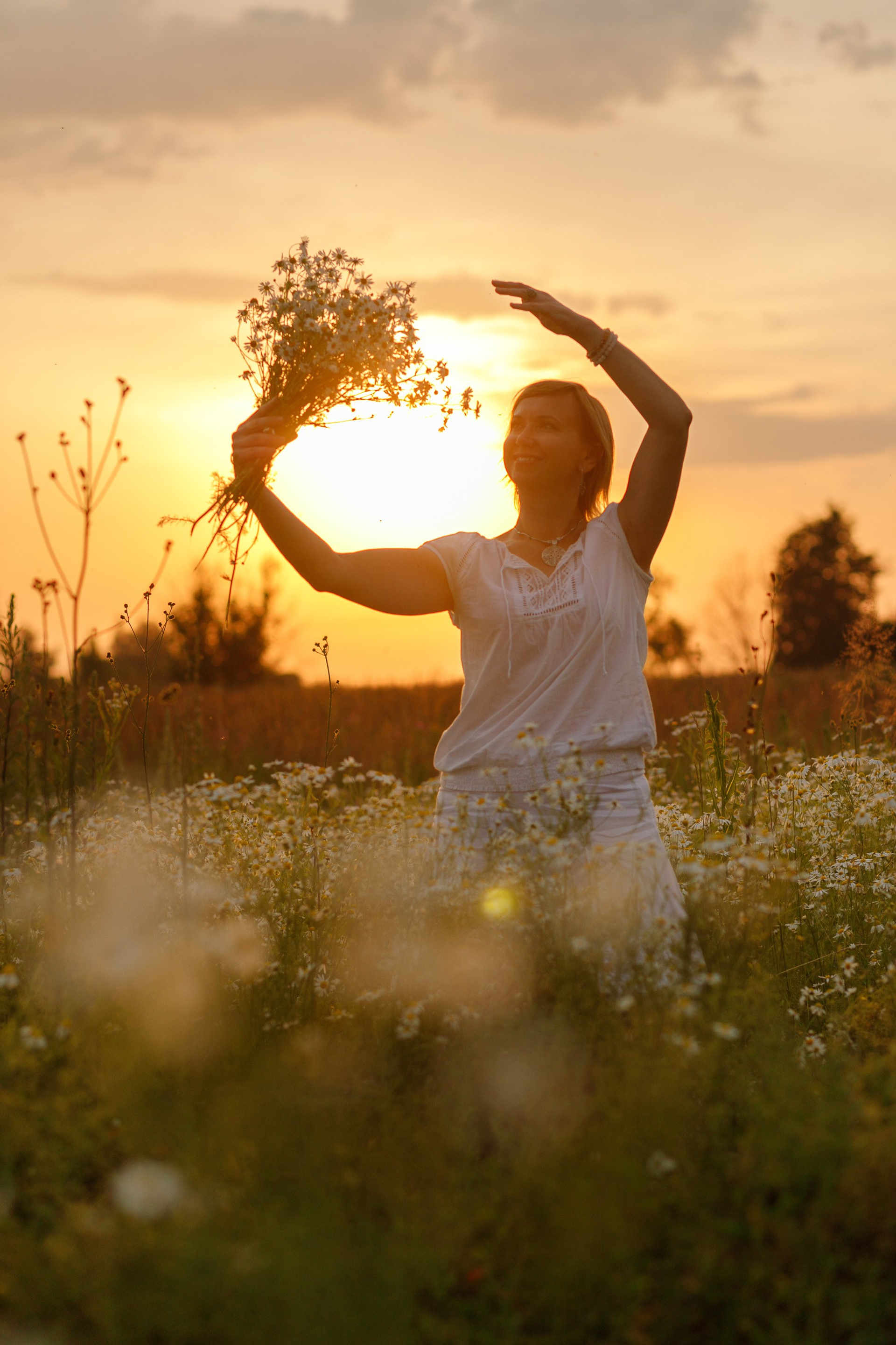 Фотосессии в&nbsp;ромашковом и&nbsp;васильковом поле