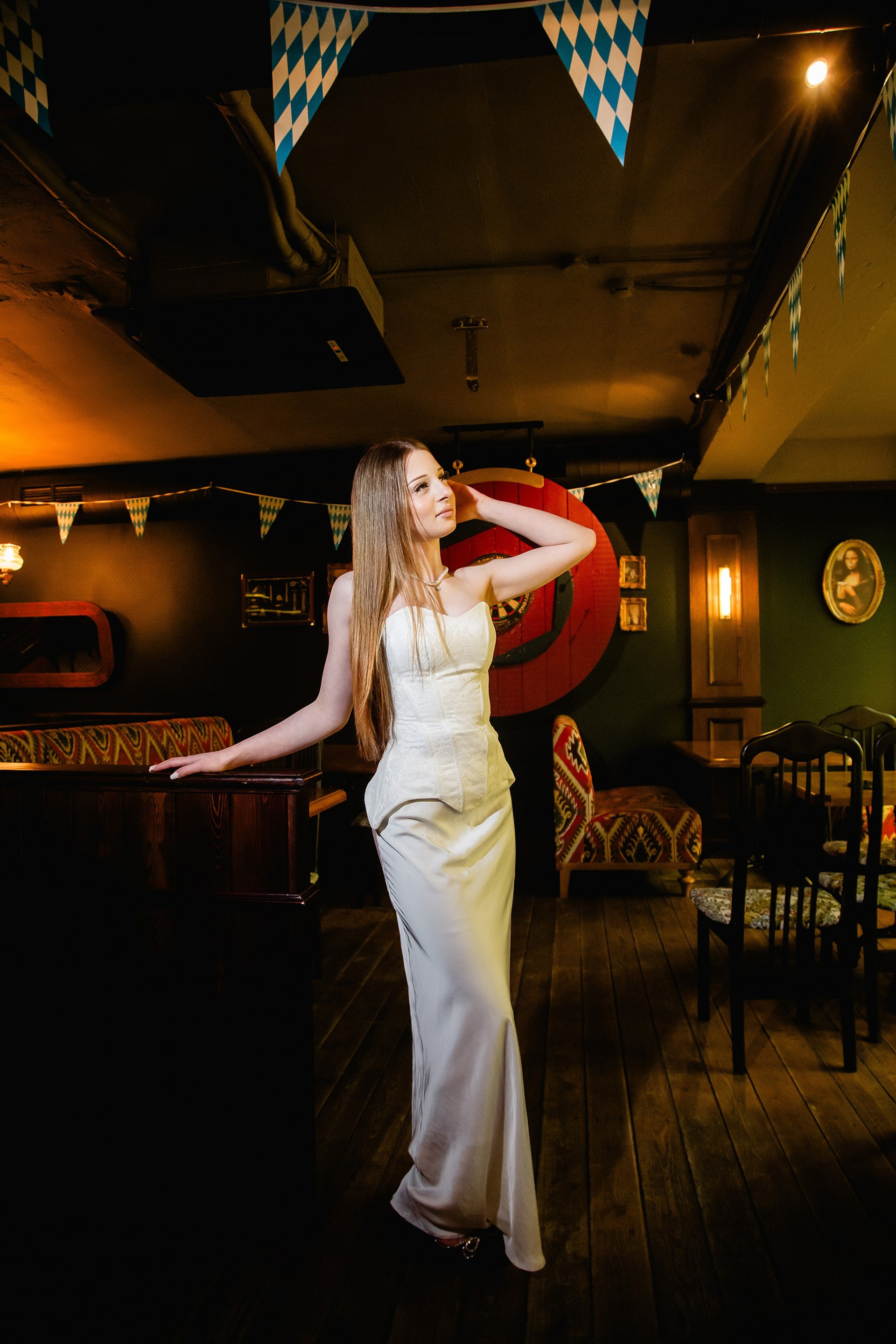 Съемка пары в студии