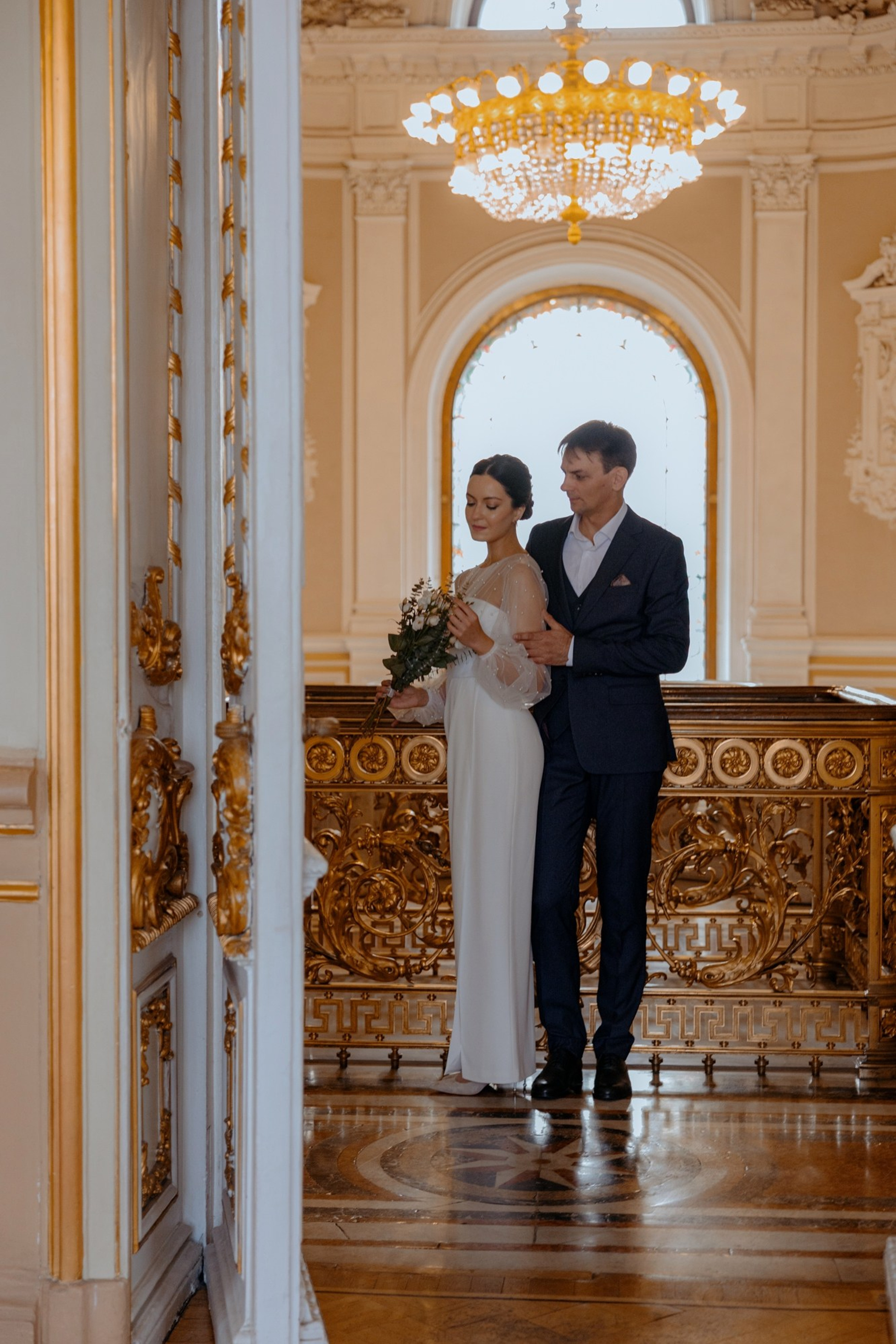 свадебный репортаж загс английская набережная