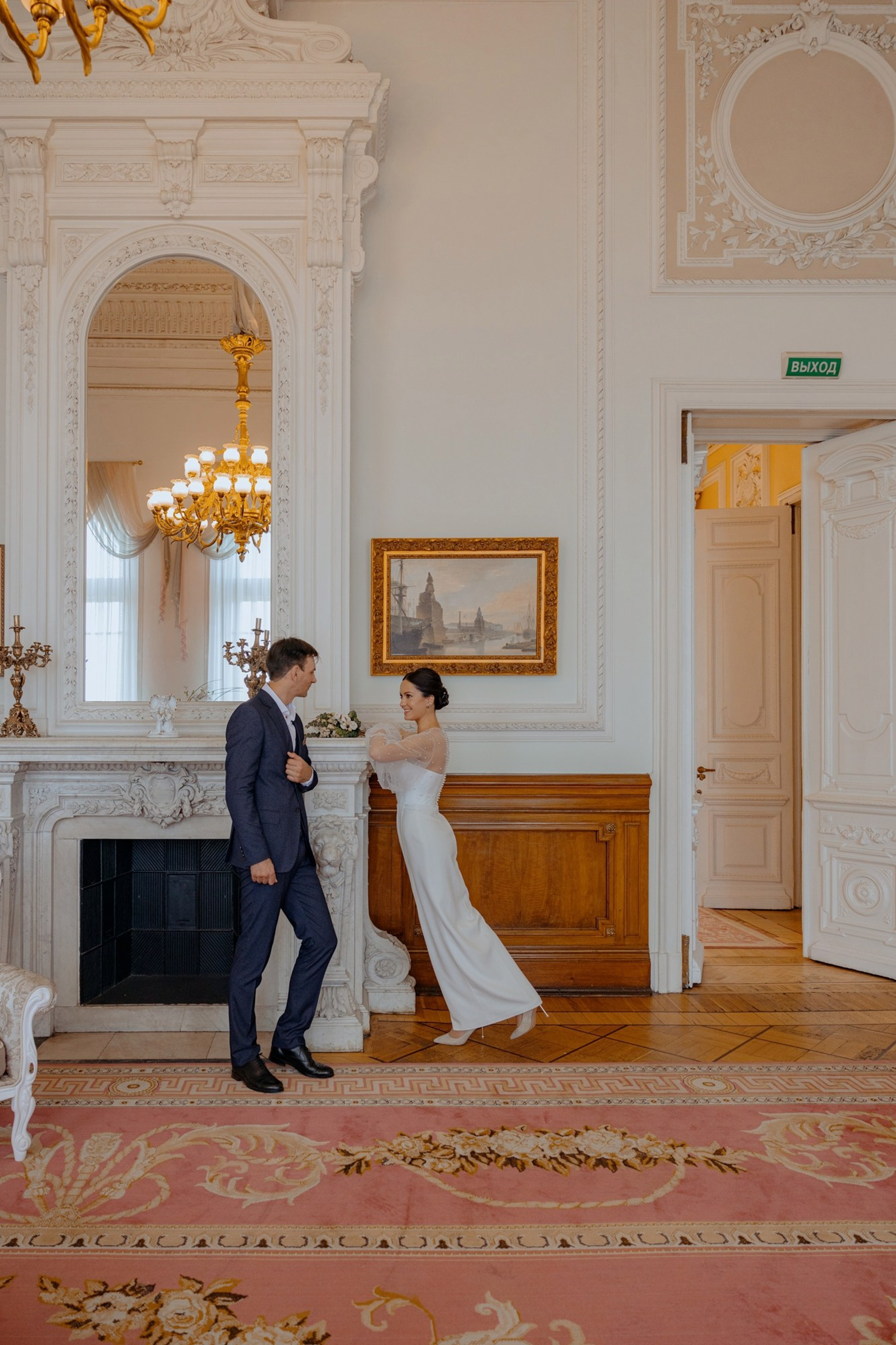 свадебная фотосъёмка загс центр спб