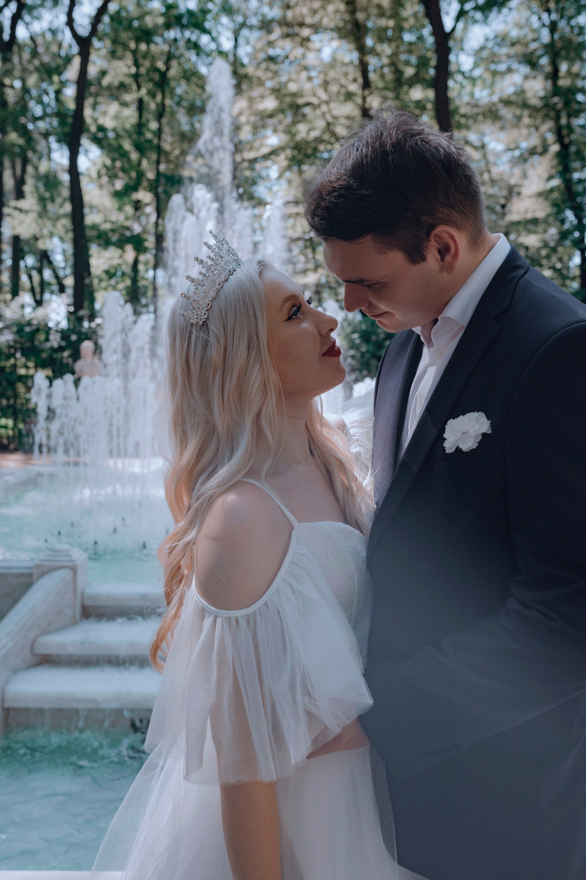 летний свадебный портрет в санкт петербурге
