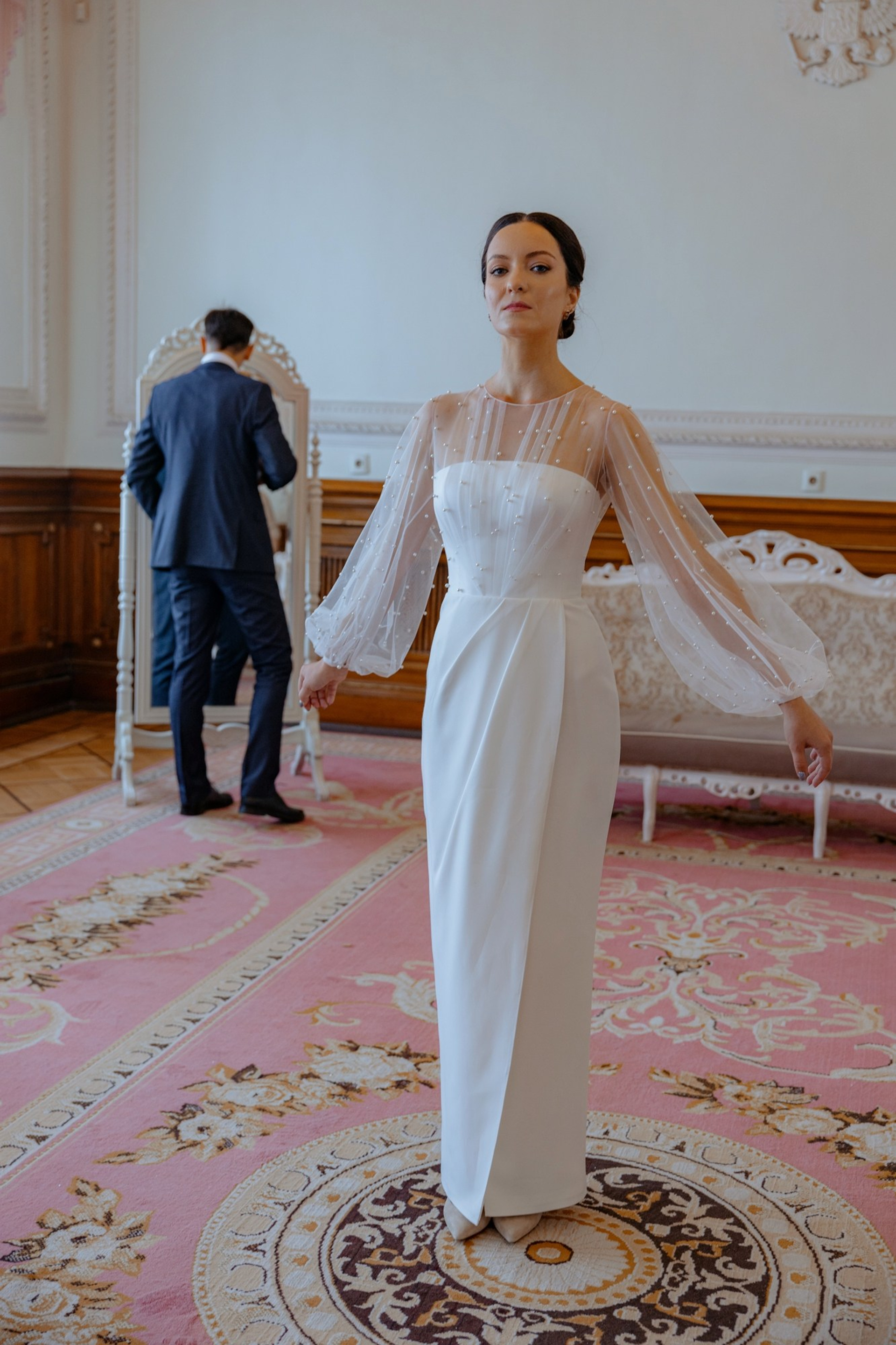 свадебный портрет в первом загсе спб