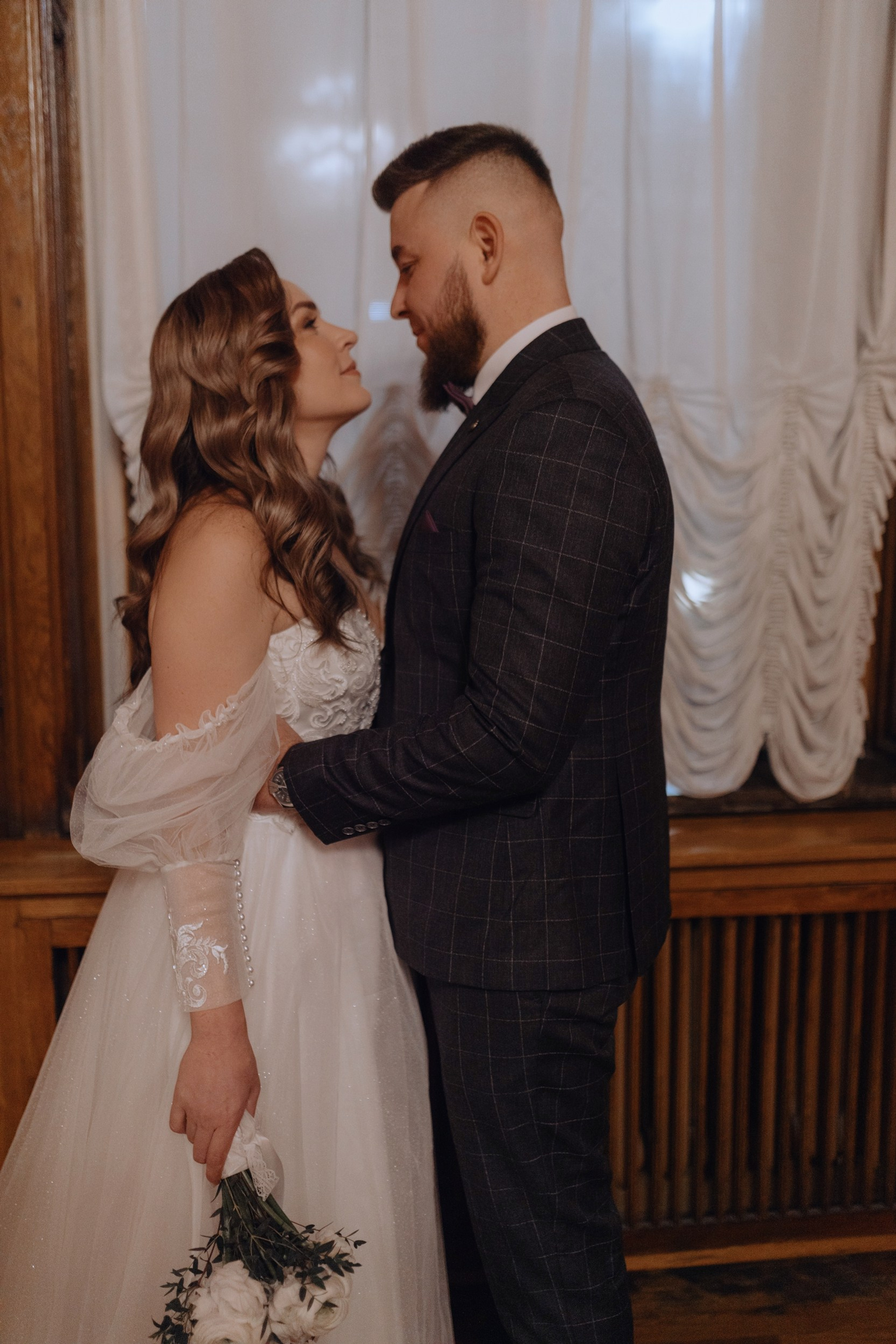 свадебный репортаж в дворце бракосочетания