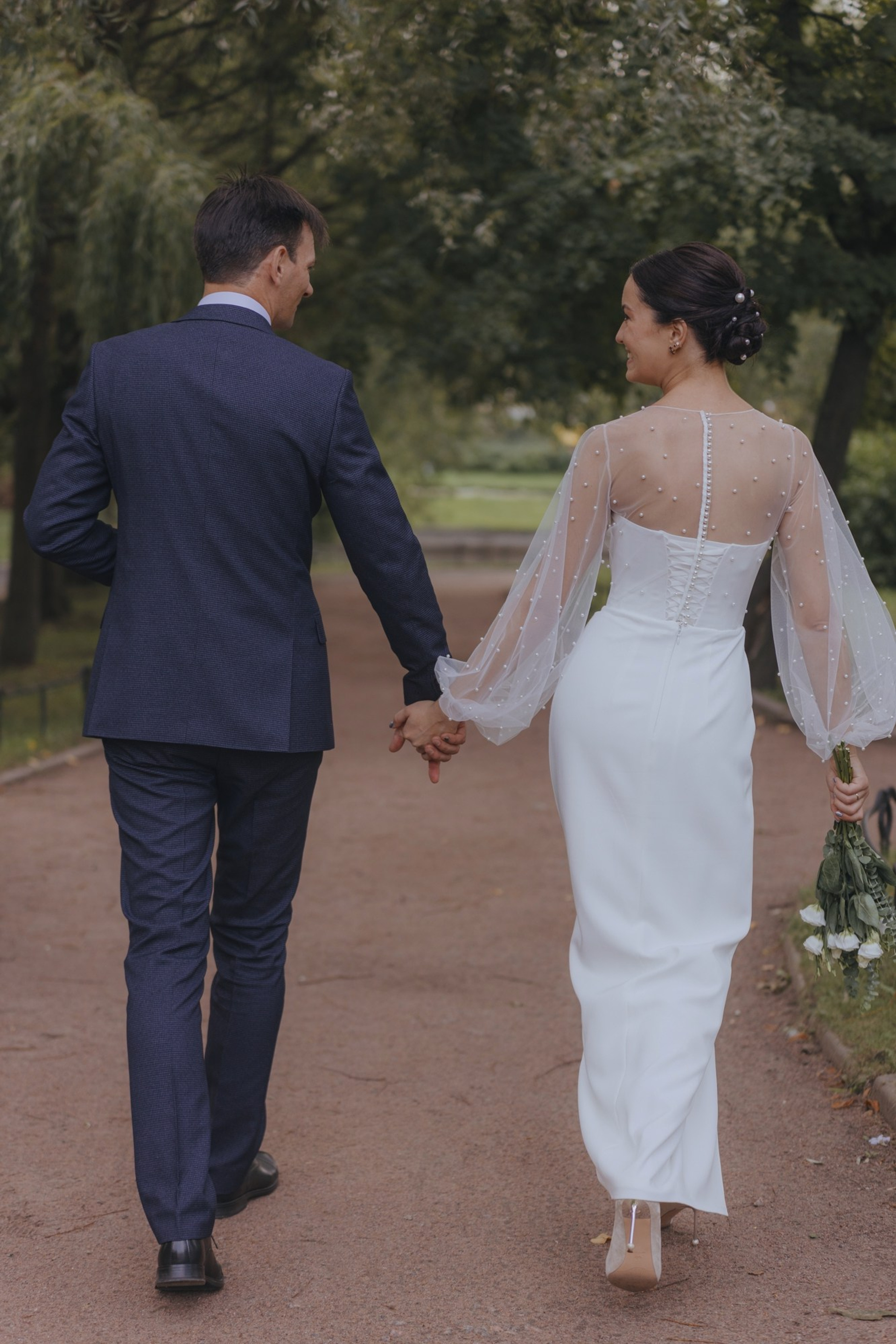 летняя свадебная прогулка спб