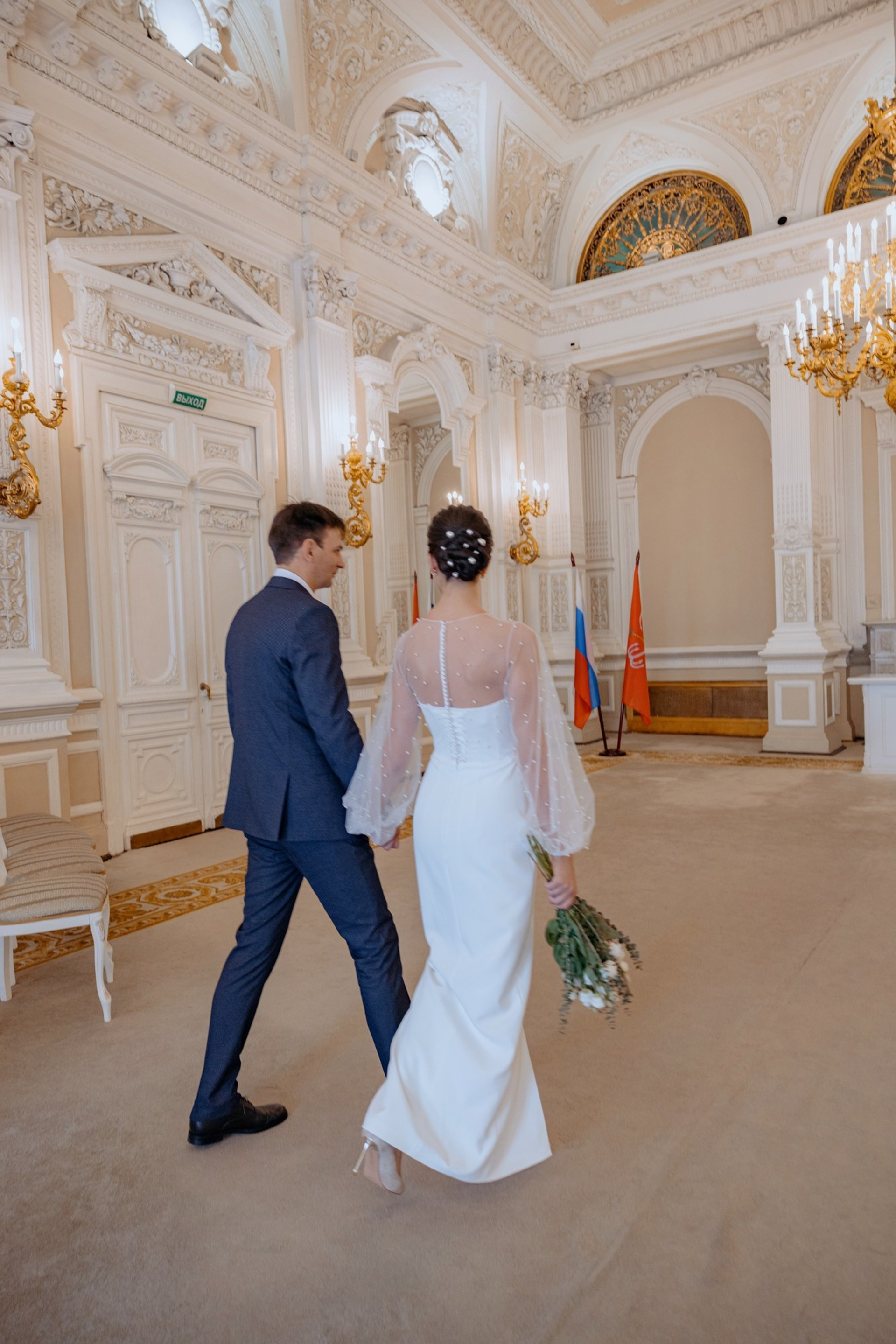 свадебная фотосессия в интерьерах загса №1