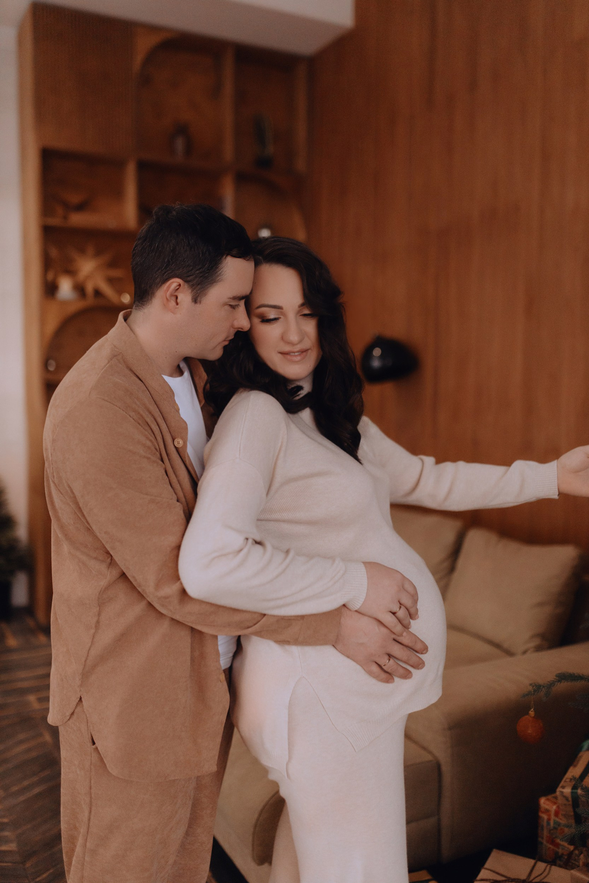 семейный портрет родителей и детей