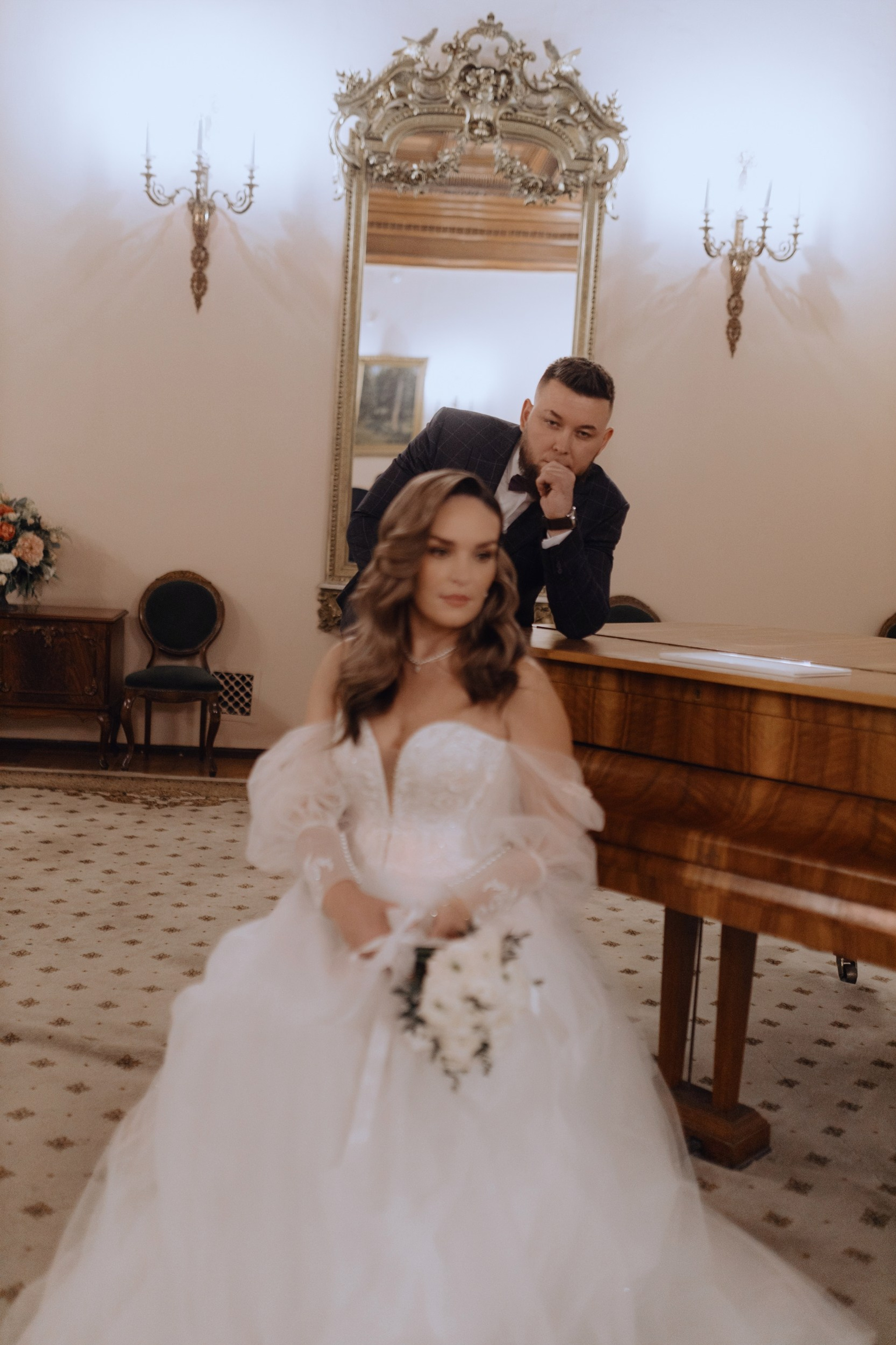 съёмка свадебной церемонии в загсе